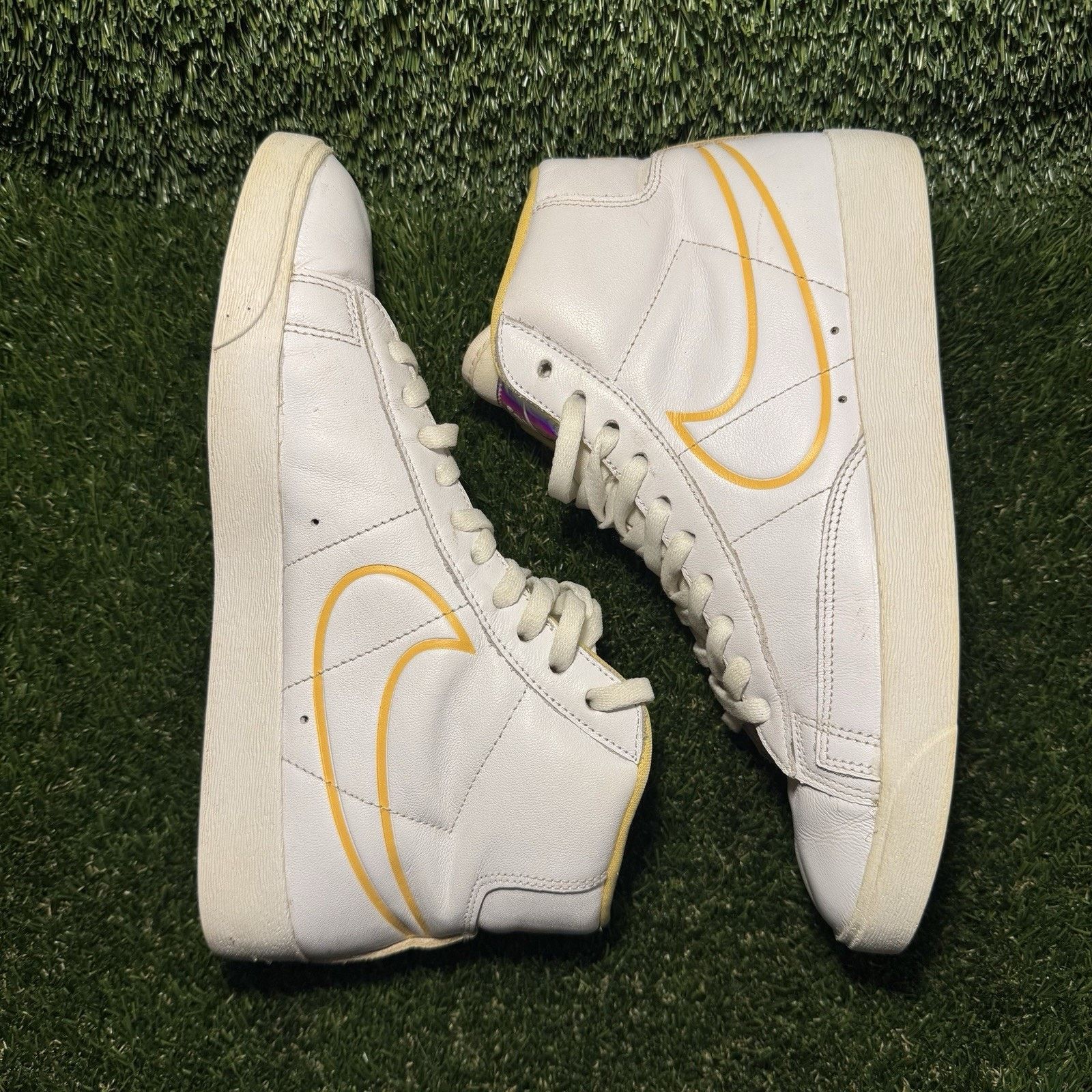Nike Size 8 - Nike Blazer Mid White Topaz W Size US 8 / IT 38 - 5 Thumbnail