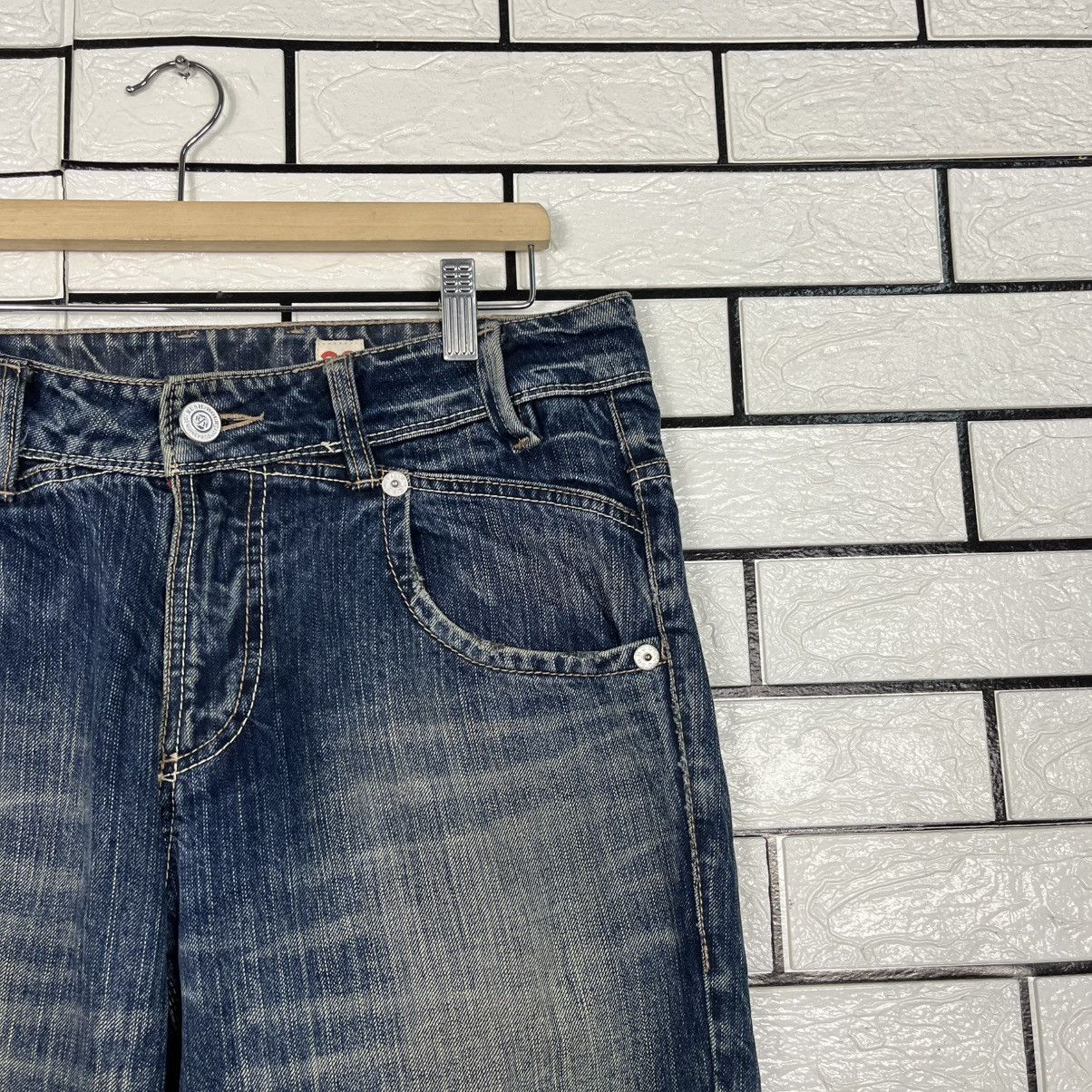 Japanese Brand Vintage Rush Hour Daily Used Workwear Denim Size US 32 / EU 48 - 5 Thumbnail