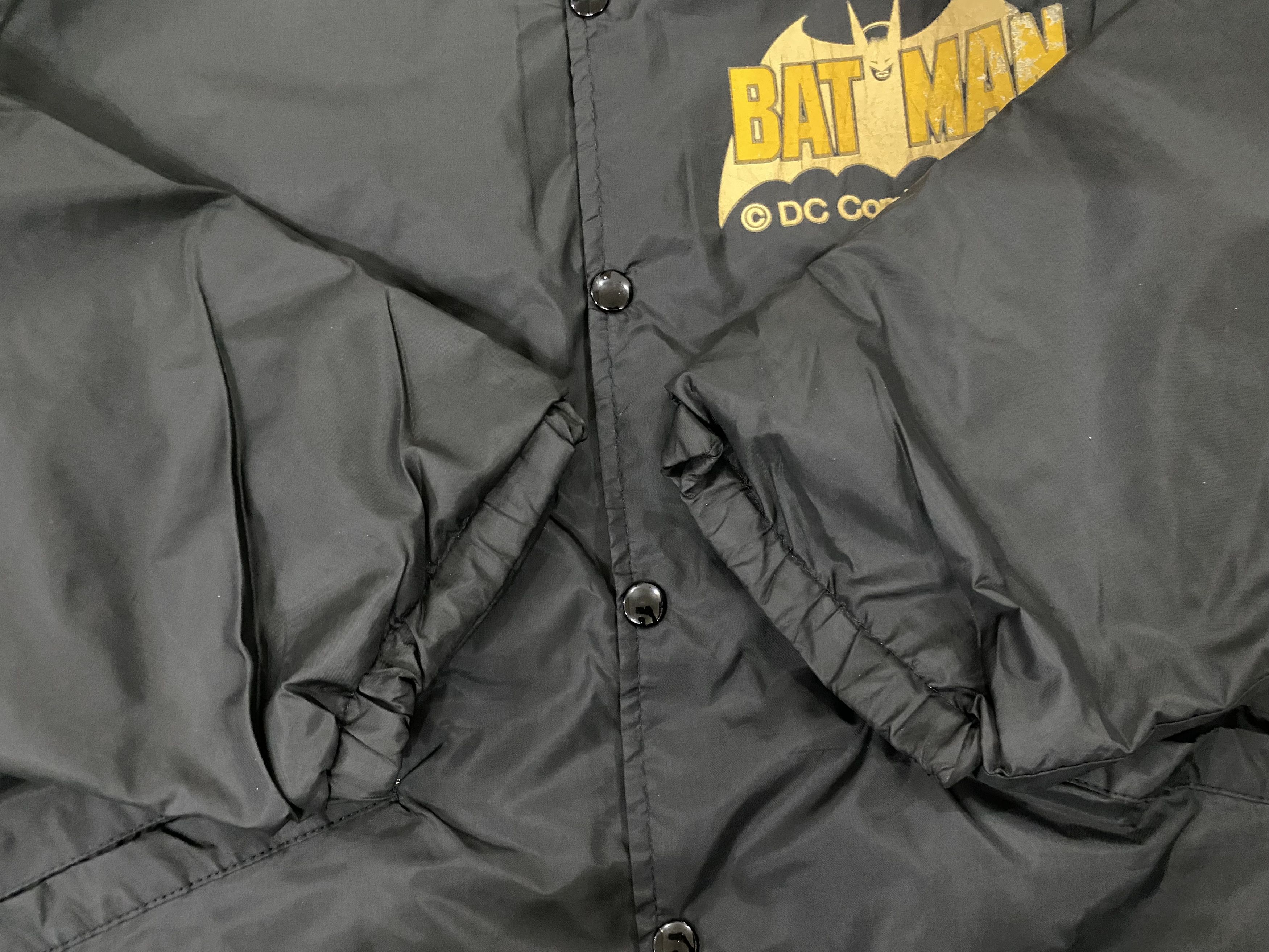 DC Comics × Vintage Vintage BATMAN DC COMIC 1982 Coach Snap Button Jacket Size US L / EU 52-54 / 3 - 7 Thumbnail