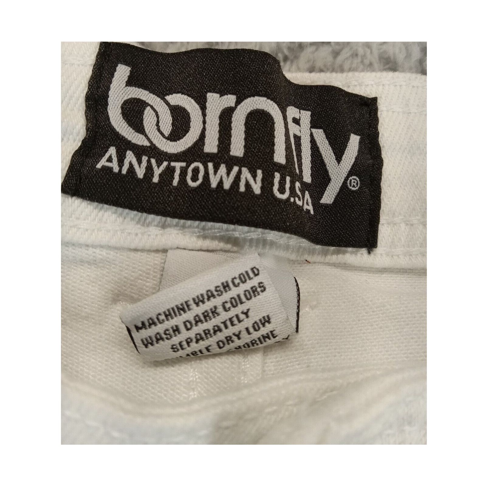 Born Fly Born Fly Shorts 44 Men's Cut Off Y2K Streetwear White Denim Size US 44 / EU 60 - 5 Thumbnail