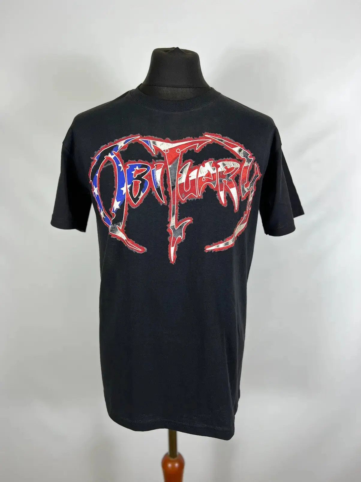 Band Tees × Vintage Obituary big print rock tee Size US M / EU 48-50 / 2 - 1 Thumbnail