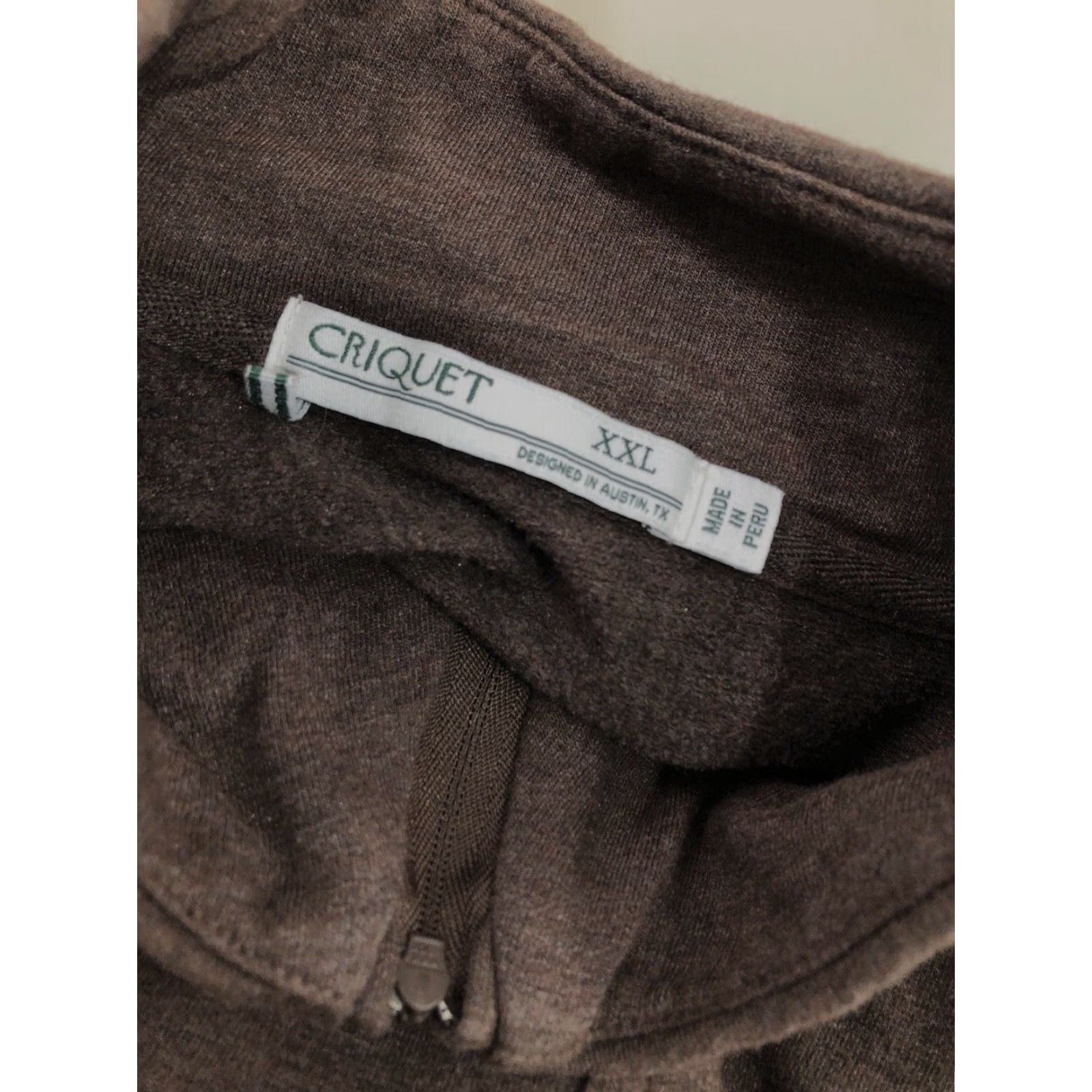 Logo 7 VINTAGE Criquet Embroidered Logo XXL Pullover Sweater - EXCELLENT Mens Brown Pullover Sweater Logo A2 Size US XXL / EU 58 / 5 - 4 Thumbnail