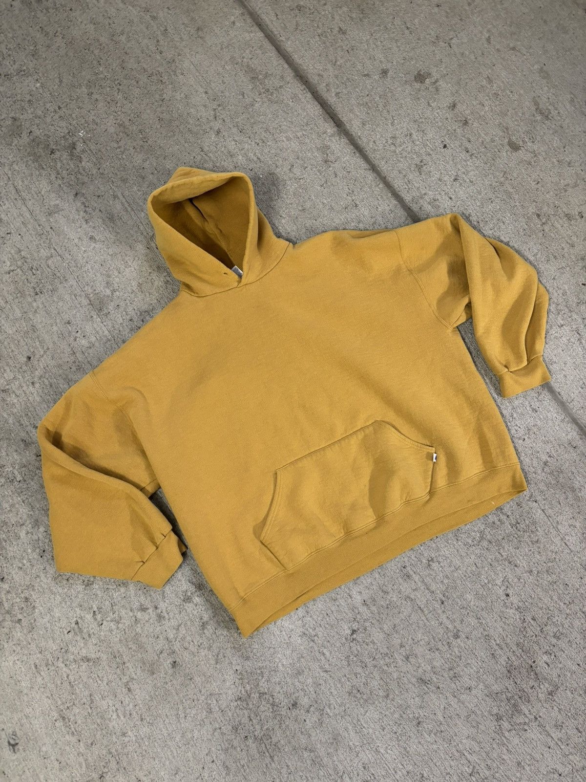 Russell Athletic × Vintage Mustard Blank Russell athletic crewneck sweatshirt Size US L / EU 52-54 / 3 - 1 Thumbnail