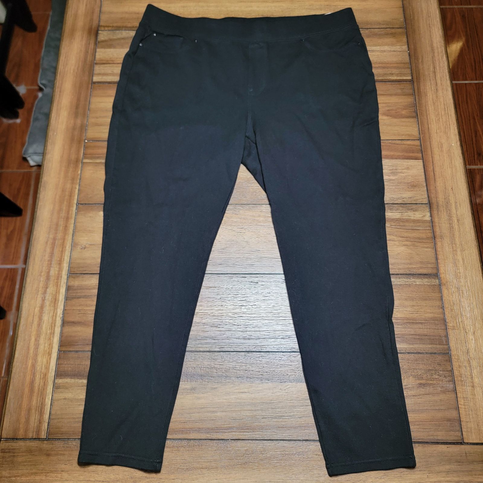 Seven 7 Seven7 Black Leggings w/ Faux Front Pockets - Size XXL Size 37" - 1 Thumbnail
