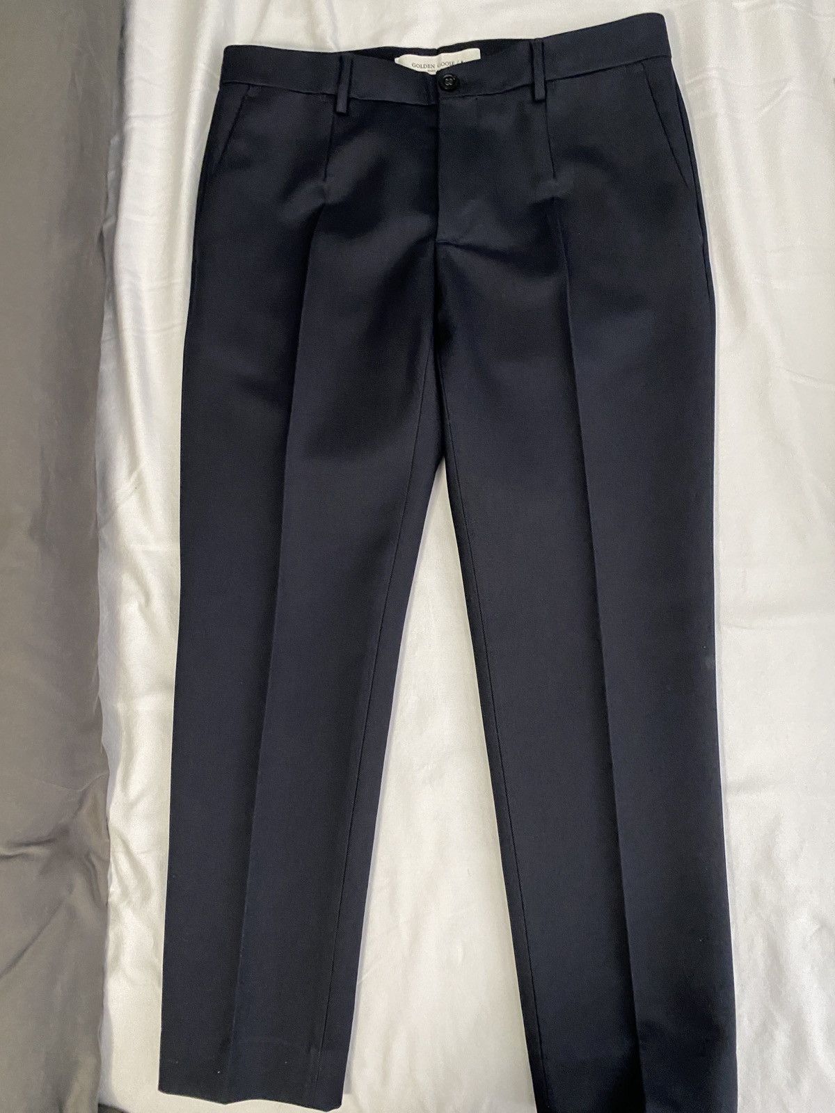 Golden Goose Golden Collection - Navy Tapered Trousers - Golden Goose Size US 34 / EU 50 - 11 Thumbnail