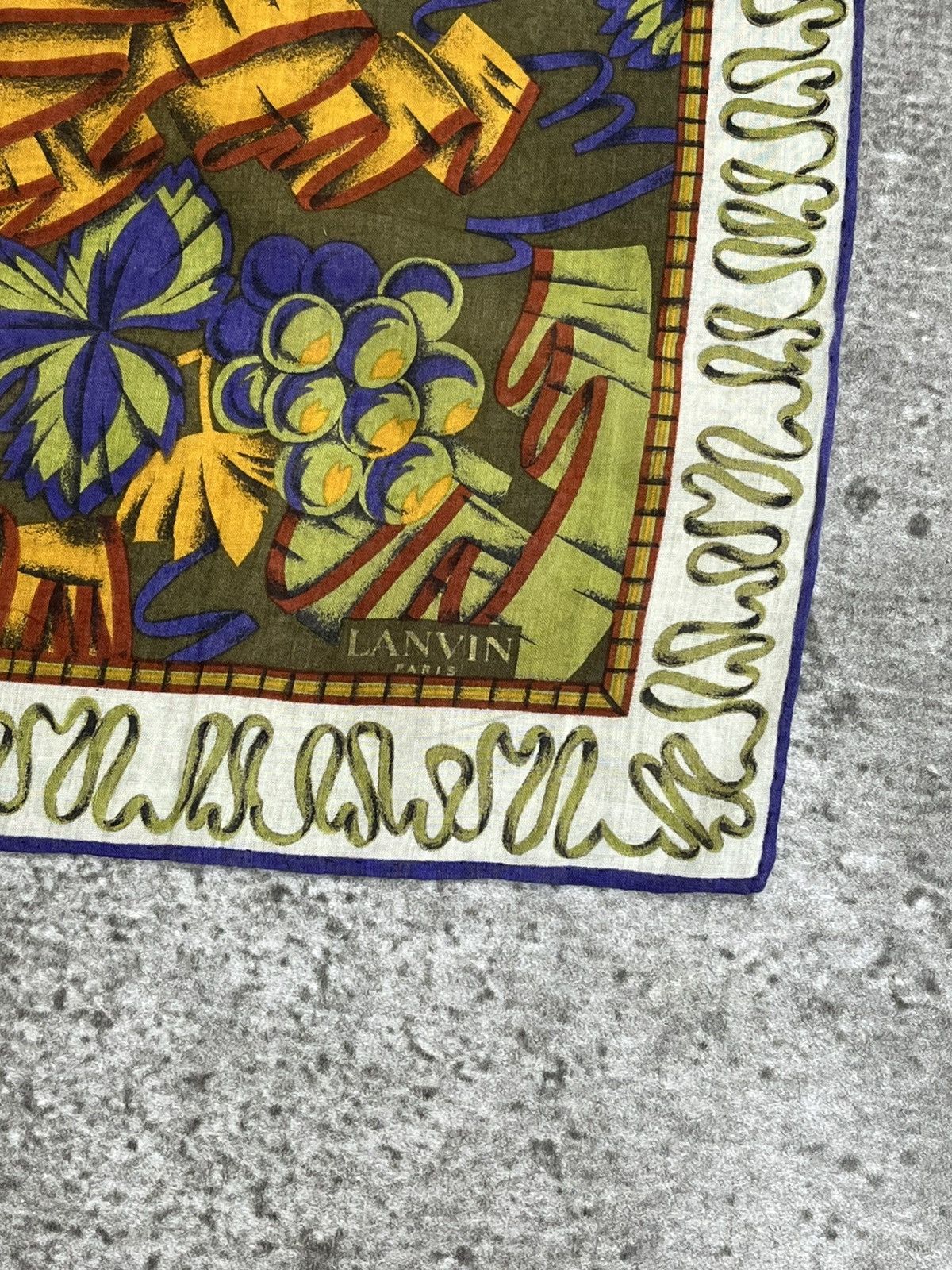 Lanvin Vintage Lanvin Handkerchief / Bandana / Neckerchief Size ONE SIZE - 2 Thumbnail