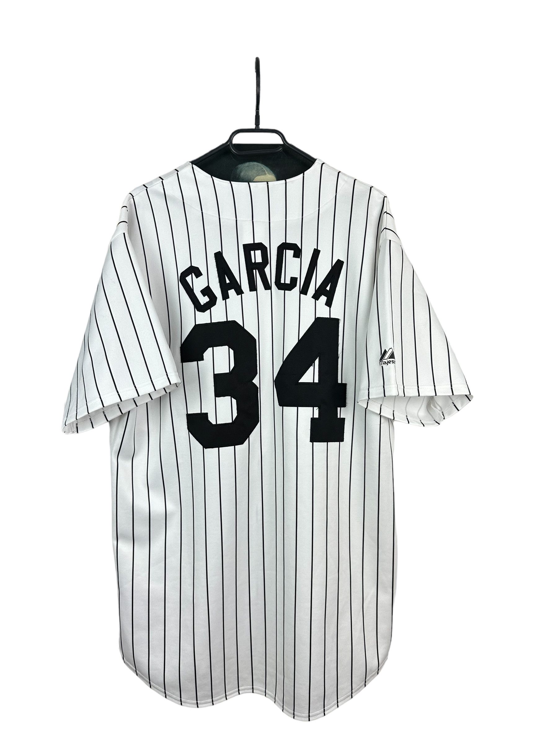 MLB × Vintage Vintage Chicago White Sox MLB #34 Garcia Jersey Shirt Rare Size US XL / EU 56 / 4 - 1 Thumbnail