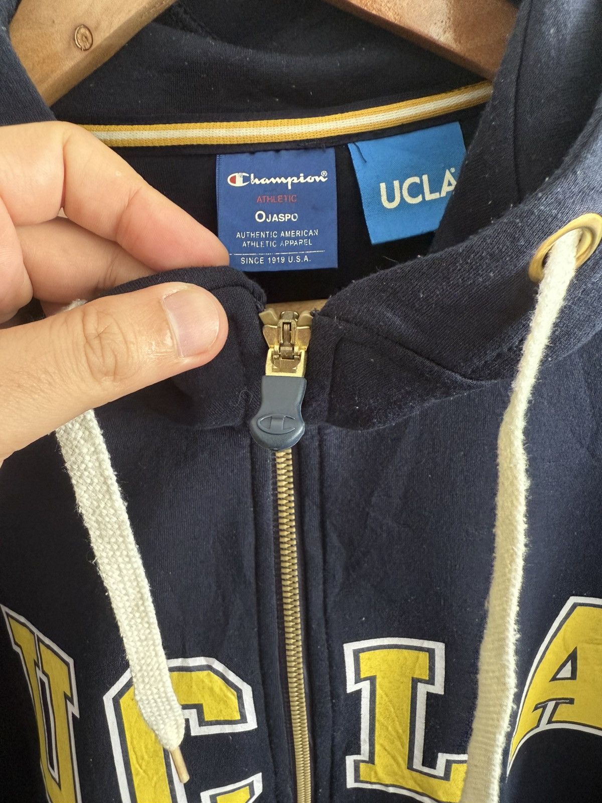 Champion Champion Athletic Jaspo UCLA Hoodie Full Zipper Size US L / EU 52-54 / 3 - 5 Thumbnail