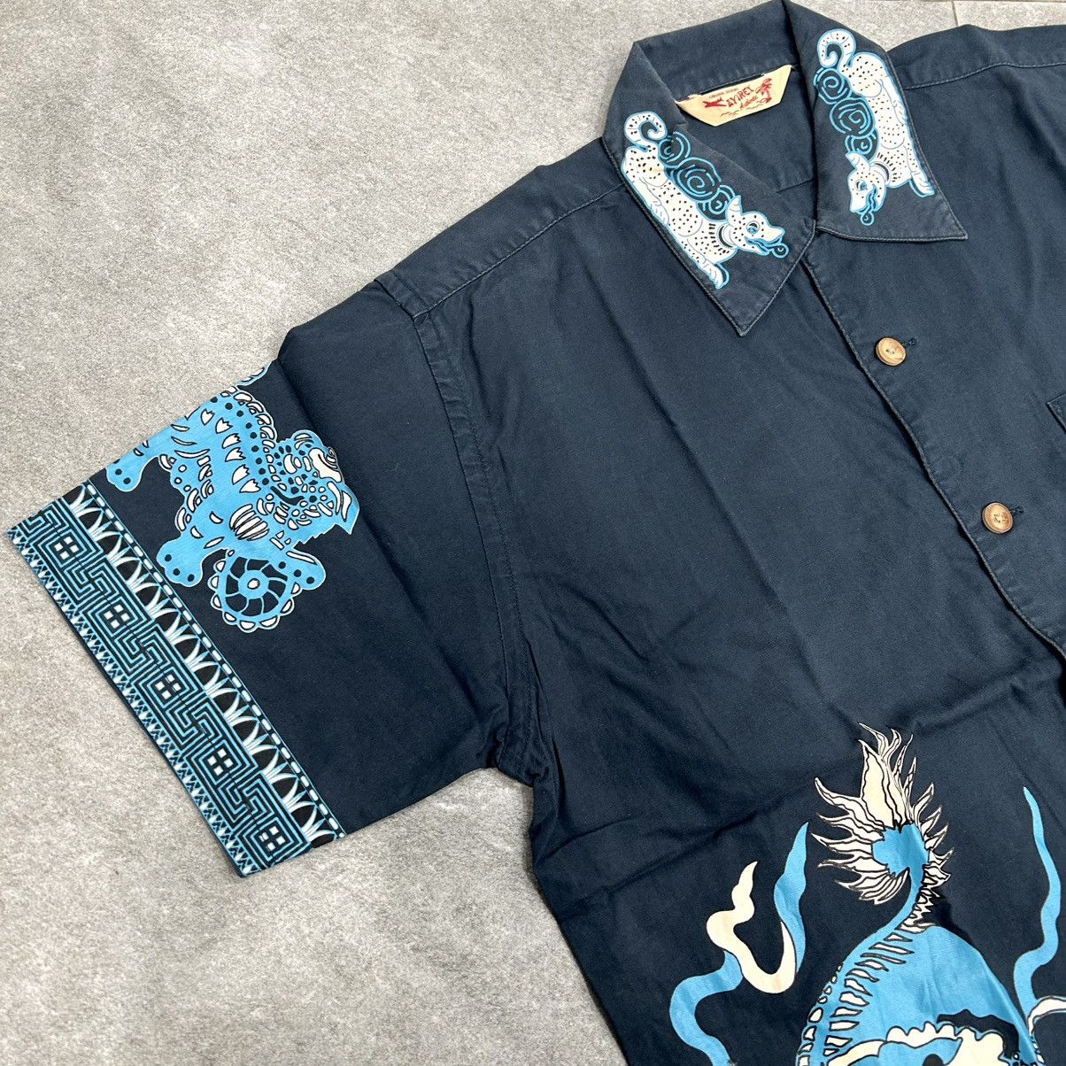 Avirex Vintage 90s AVIREX Shirt Button Up Size US L / EU 52-54 / 3 - 3 Thumbnail