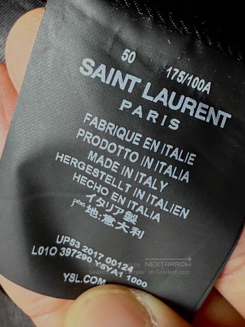 Saint Laurent Paris Saint Laurent Paris Leather Jacket Size US M / EU 48-50 / 2 - 5 Thumbnail