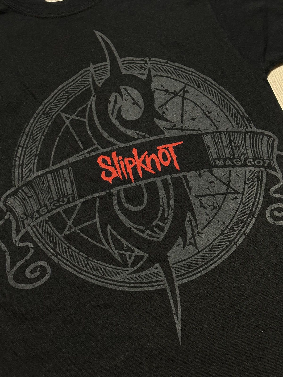 Band Tees Vintage Slipknot 2007 T Shirt Tee Maggot Big Logo Baggy Size US S / EU 44-46 / 1 - 2 Thumbnail