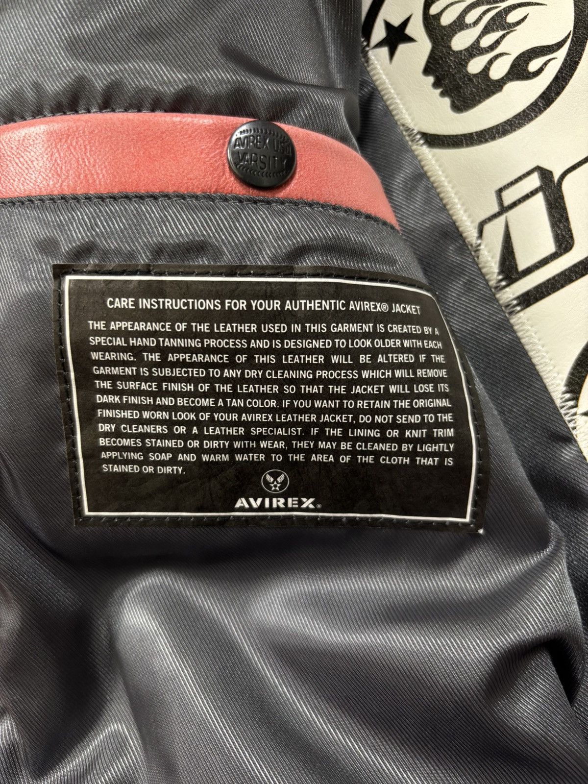 Avirex × HELLSTAR Hellstar x Avirex Jacket, Salvage Red Size US L / EU 52-54 / 3 - 12 Thumbnail