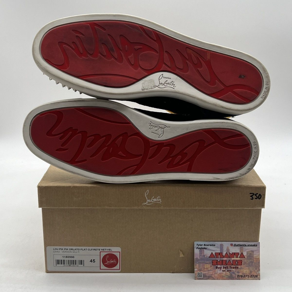 Louis Vuitton Christian Louboutin Orlato Multicolor High Size US 11 / EU 44 - 7 Thumbnail