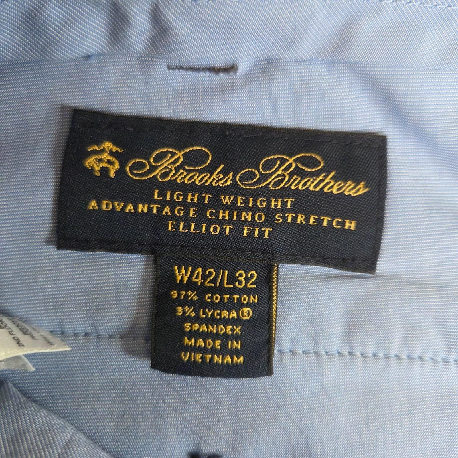 Brooks Brothers Brooks Brothers Elliott Fit Mens 42x32 Gray Dress Pants Size US 42 / EU 58 - 6 Thumbnail