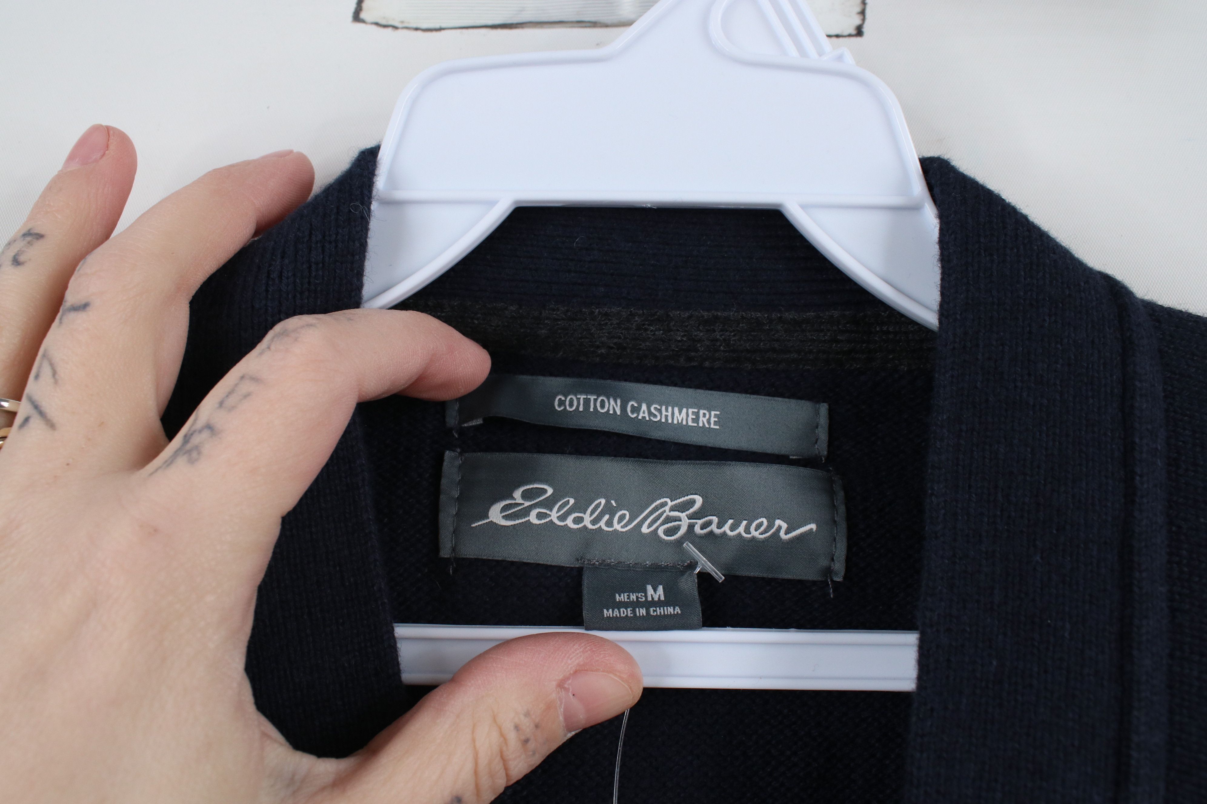 Eddie Bauer × Vintage Deadstock Vintage Eddie Bauer Cashmere Knit Cardigan Sweater Size US M / EU 48-50 / 2 - 4 Thumbnail