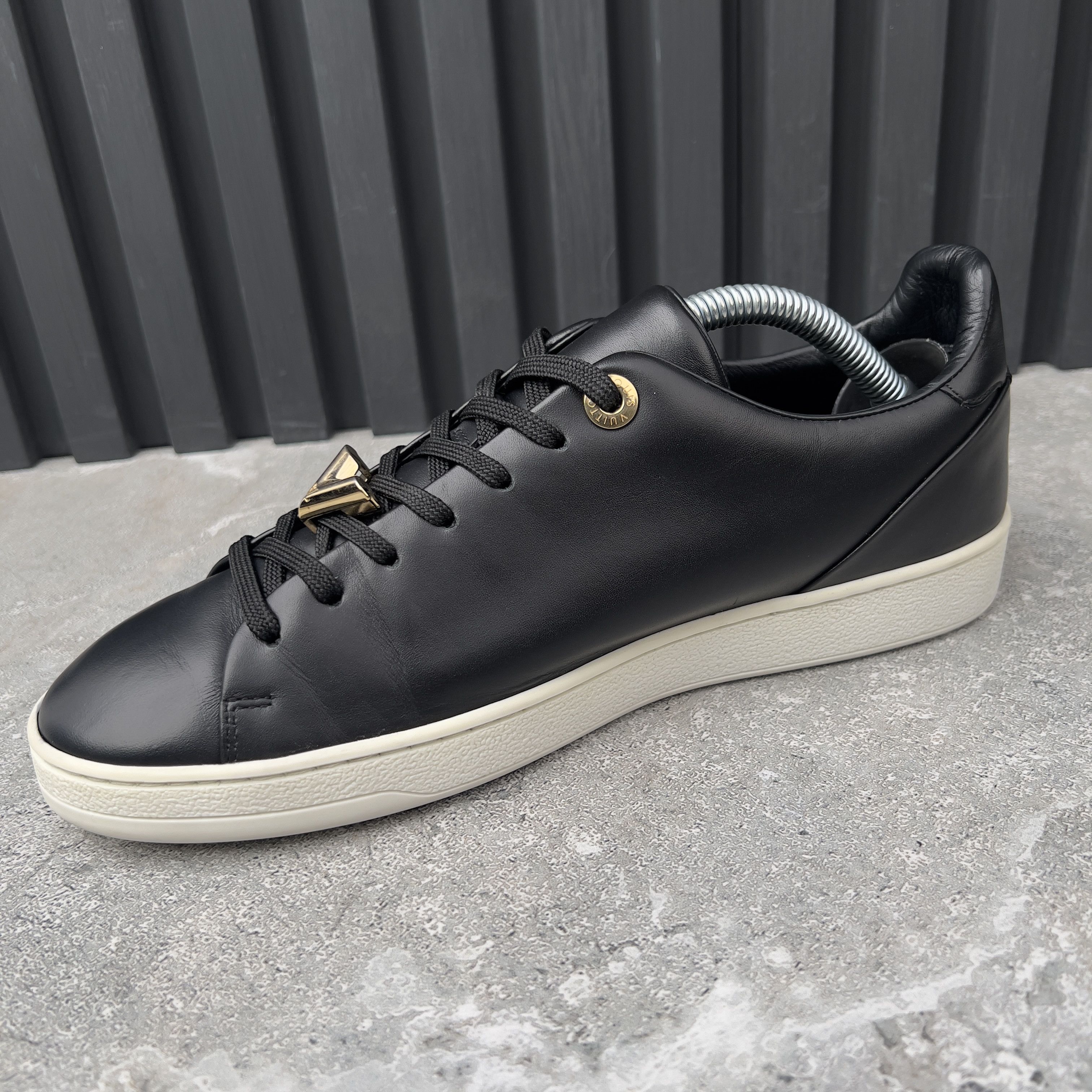 Louis Vuitton Louis Vuitton Frontrow Logo Low Top Sneakers Leather Size US 8 / IT 38 - 4 Thumbnail