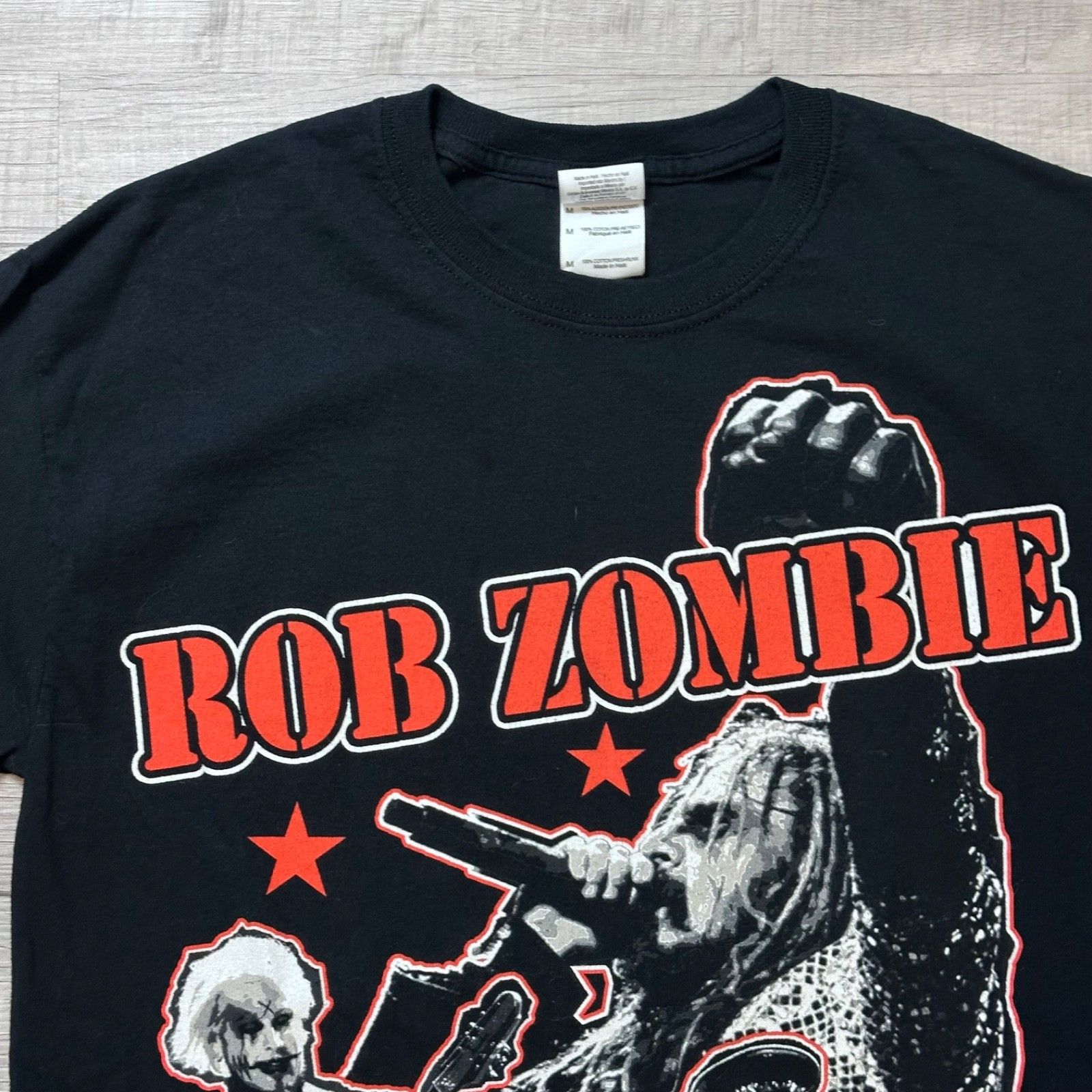 Gildan Rob Zombie 2014 Concert Tour Tee Medium Double Sided Size US M / EU 48-50 / 2 - 5 Thumbnail