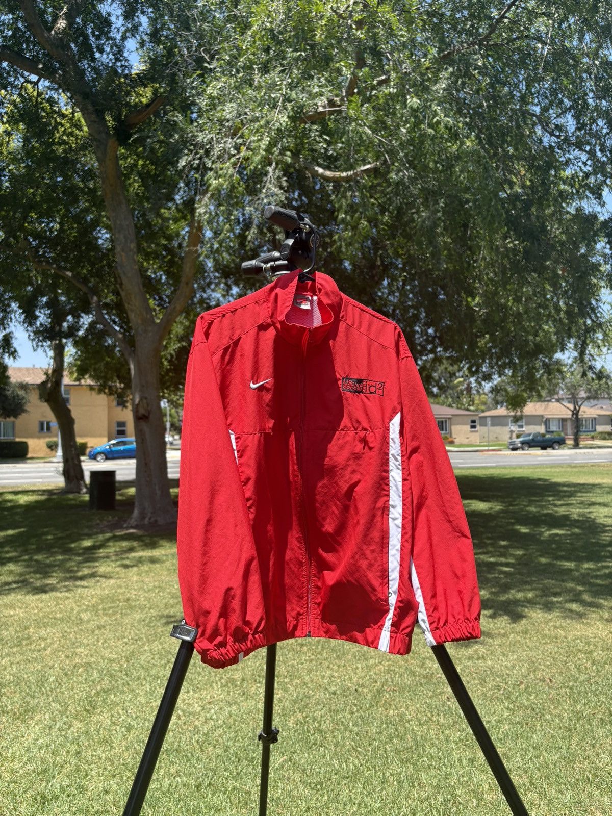Nike Red and White Nike Streetwear Lightweight Jacket Size US S / EU 44-46 / 1 - 3 Thumbnail