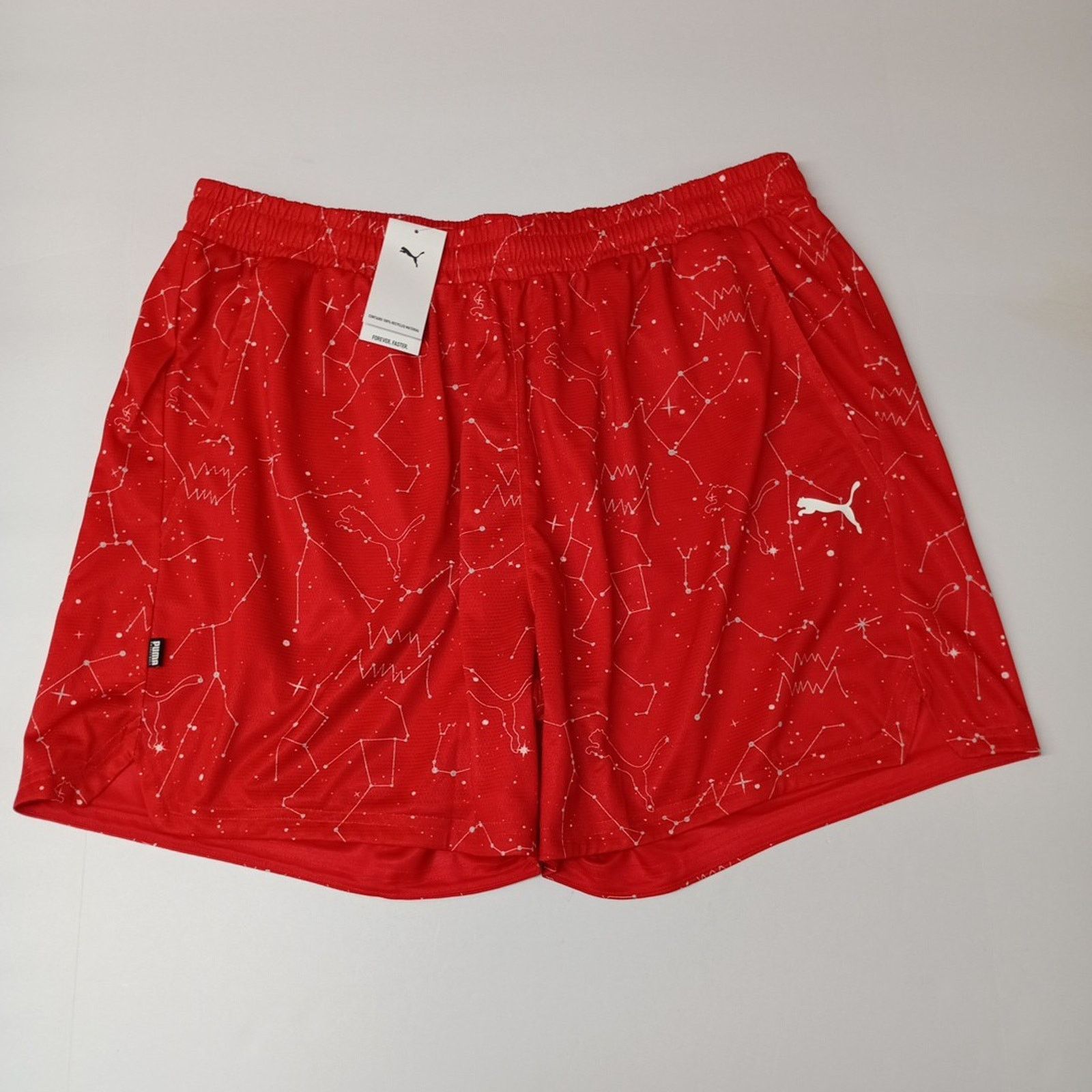 Puma Puma Mesh Hoopaverse Athletic Shorts Men's Size 2XL XXL Red Size US 38 / EU 54 - 1 Thumbnail