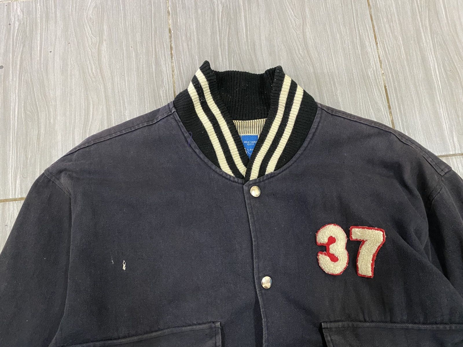Vintage Vtg Varsity Jacket New York City Size US M / EU 48-50 / 2 - 7 Thumbnail