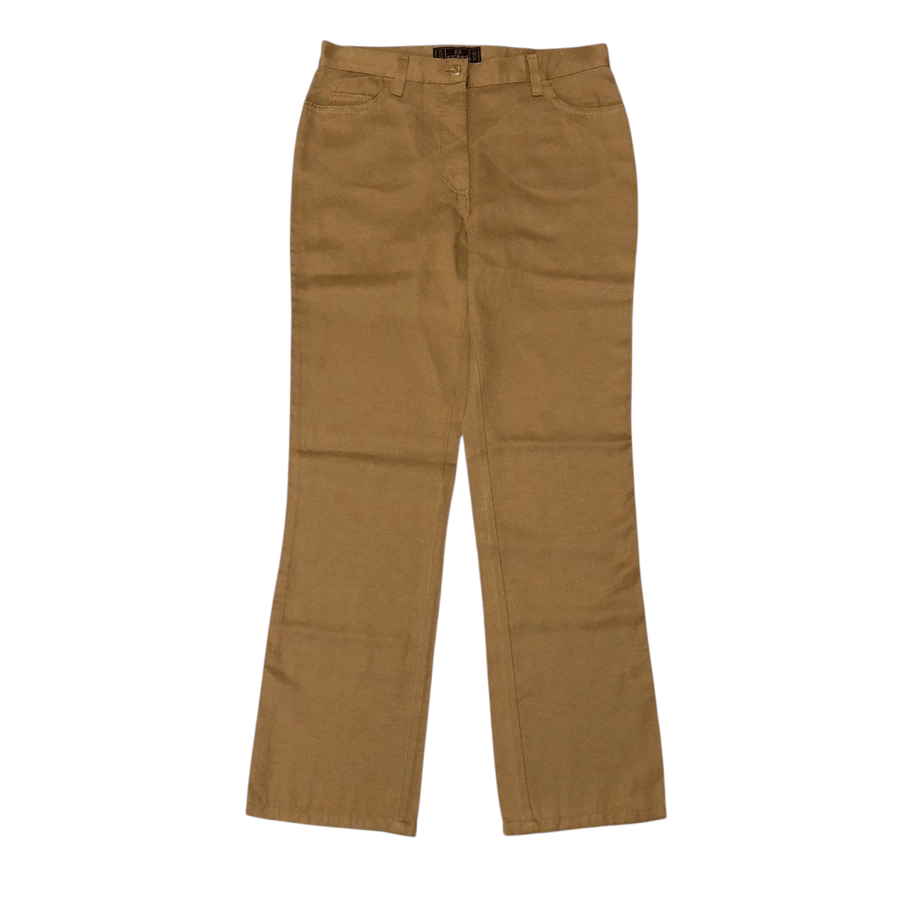 Fendi Fendi Roma Amor Khaki Trousers Waist 30" Size 28" / US 6 / IT 42 - 1 Thumbnail