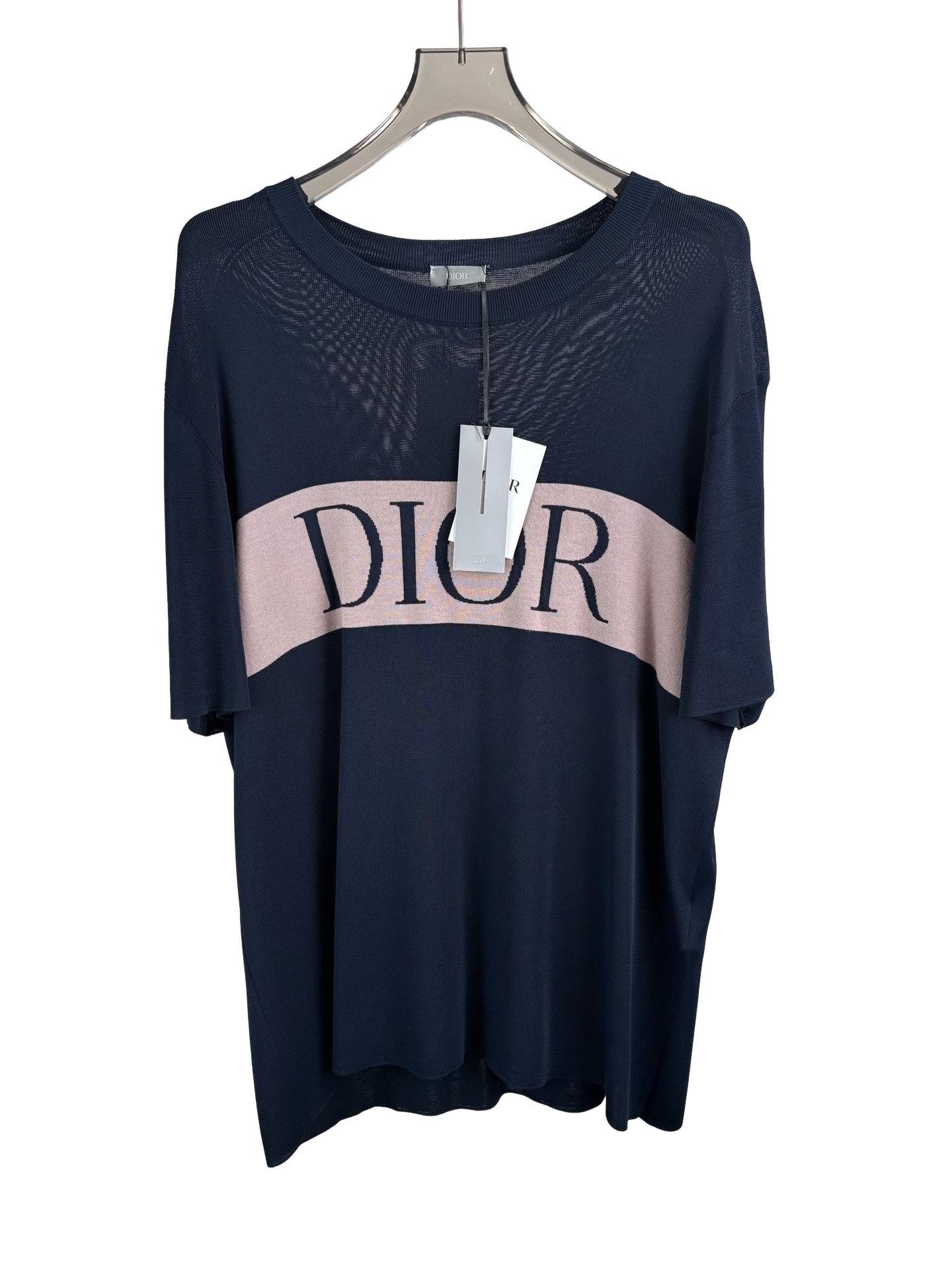 Dior Dior Logo Knit Short Sleeve T-Shirt XXL Size US XXL / EU 58 / 5 - 1 Thumbnail