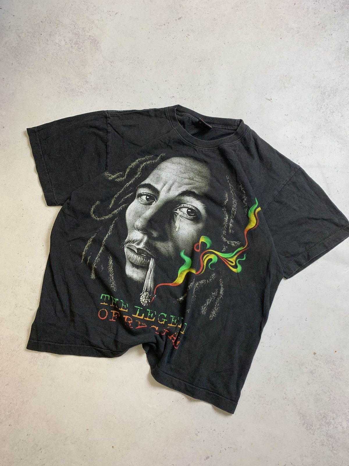 Bob Marley × Vintage Vintage Bob Marley Reggie Legend Promo Tee L Size US L / EU 52-54 / 3 - 2 Thumbnail