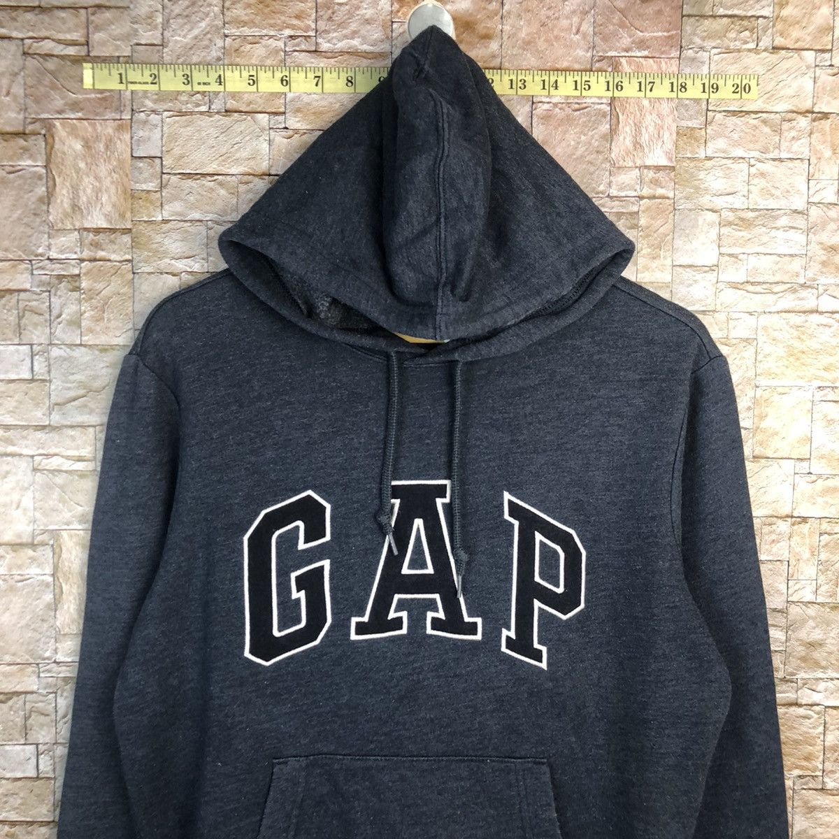 Gap × Vintage Gap Grey Hoodie sweatshirt #A467 Size US XS / EU 42 / 0 - 2 Thumbnail