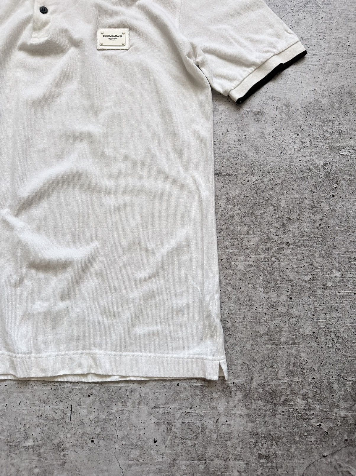 Dolce & Gabbana Vintage Dolce Gabbana Milano White Polo Size US M / EU 48-50 / 2 - 4 Thumbnail