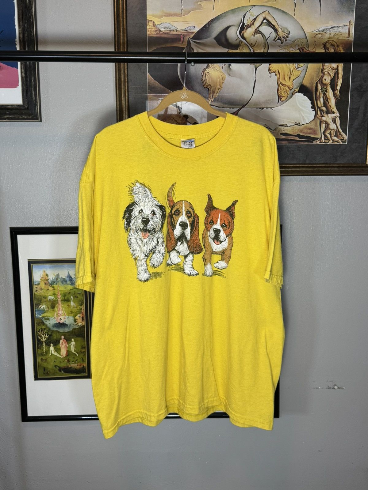 Vintage Vintage Doubled Sided Puppy Dog Shirt Size US XL / EU 56 / 4 - 1 Thumbnail