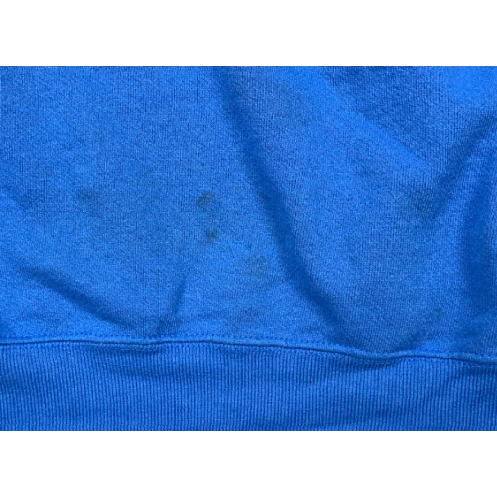 Vintage VTG Pullover Sweatshirt US Made Distressed Michigan Anchor Boxy Fit Men’s 2XL Blue Cotton Blend Embroidered Nautical 90s Crew Neck Sweatshirt Size US XXL / EU 58 / 5 - 4 Thumbnail