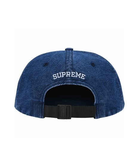 Supreme Supreme Cordura Denim Small Box 6-Panel Blue Size ONE SIZE - 2 Thumbnail