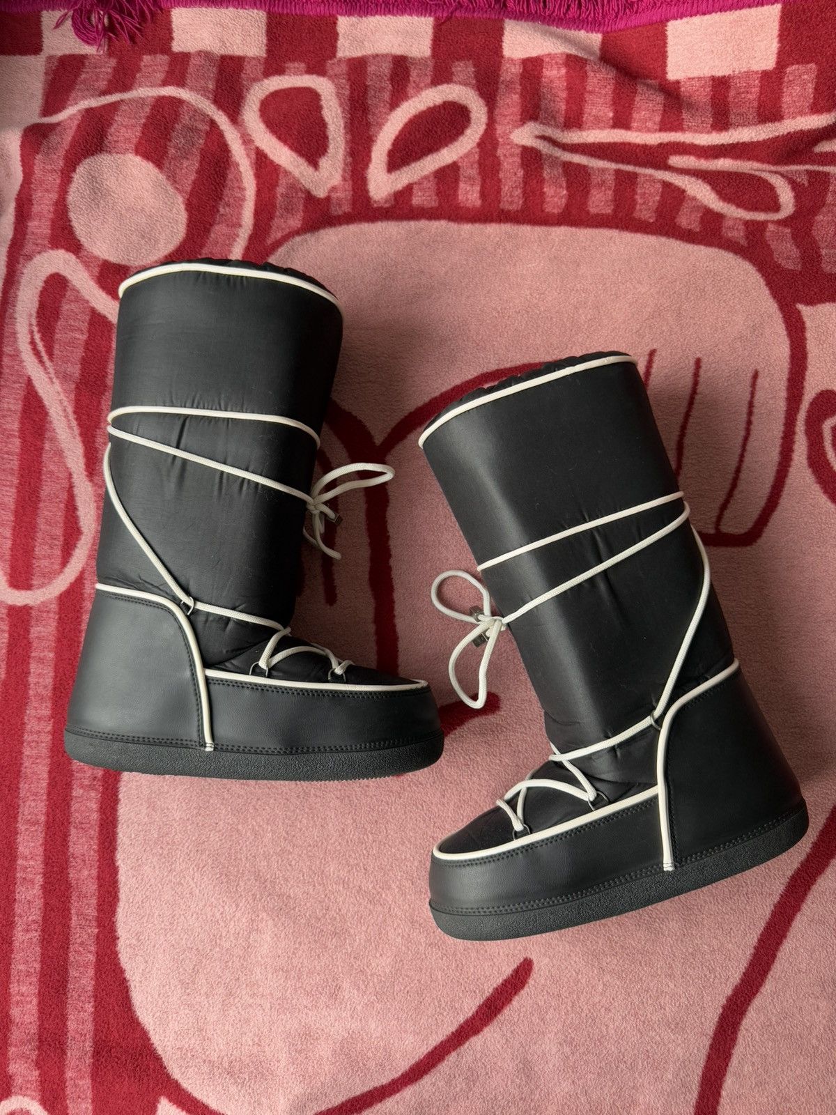 Dior × John Galliano Vintage Dior John Galiano Era snow boots designer avantgarde Size US 10 / IT 40 - 2 Thumbnail