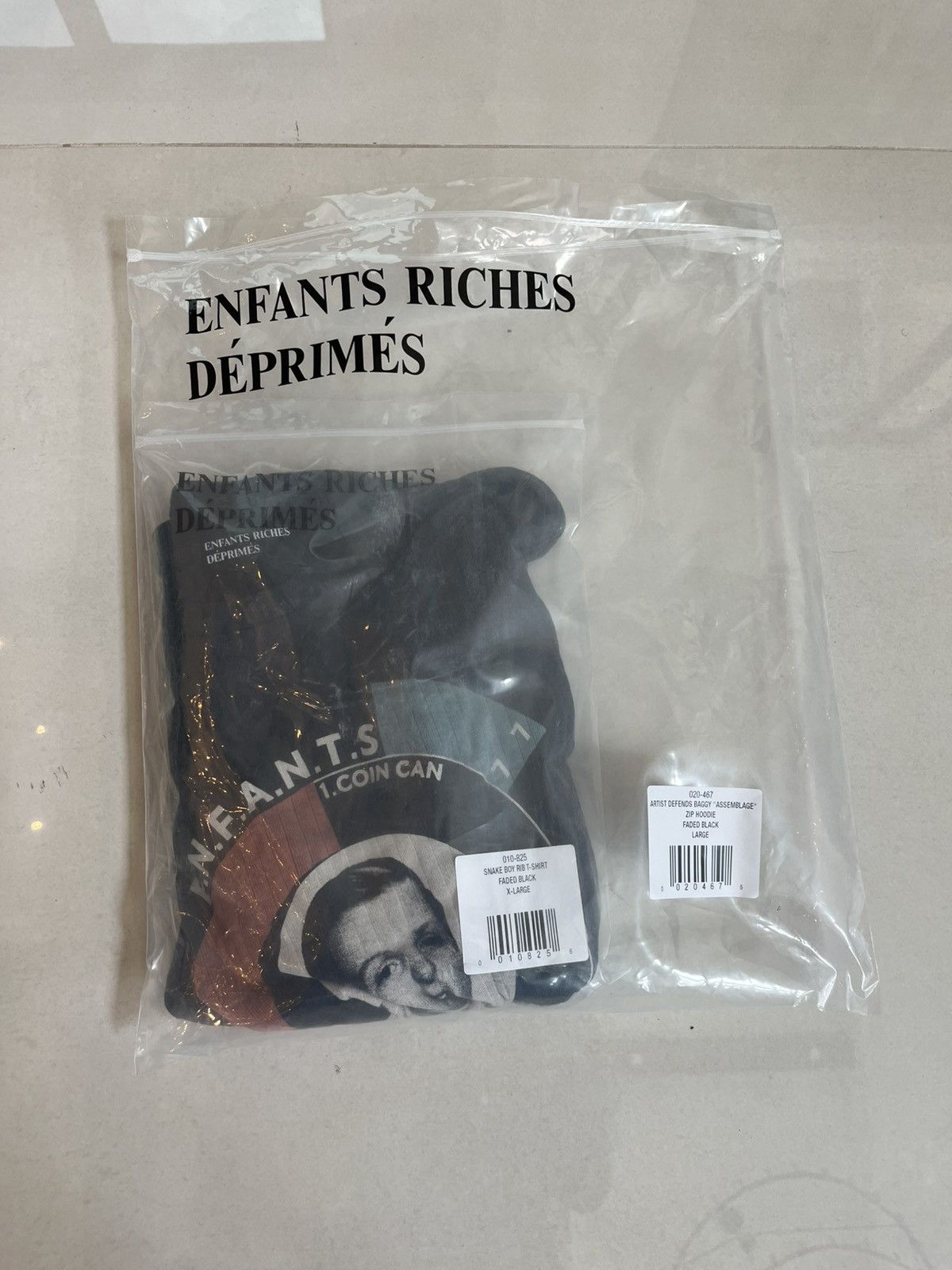 Enfants Riches Deprimes Enfants Riches Déprimés Snake boy RIB T-shirt faded black Size US XL / EU 56 / 4 - 10 Thumbnail