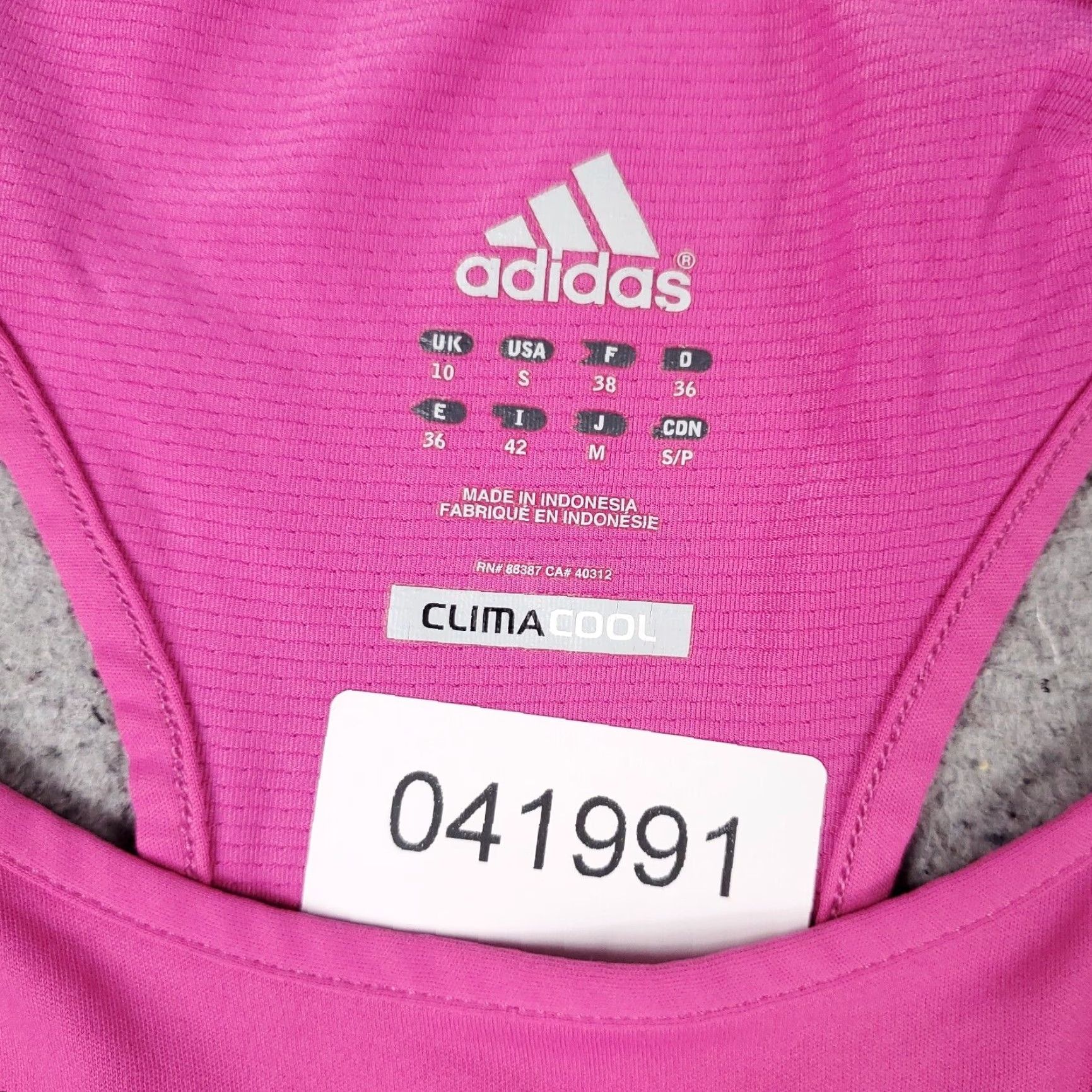 Adidas Adidas Tank Top Shirt Womens Small Pink Active Running Work Out Size S / US 4 / IT 40 - 7 Thumbnail