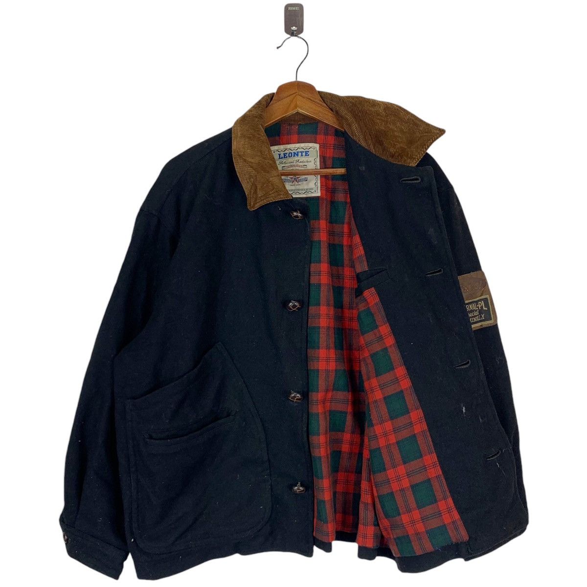 Issey Miyake × Vintage Vintage Leonte Independence Union Made Bomber Wool Jacket Size US M / EU 48-50 / 2 - 5 Thumbnail