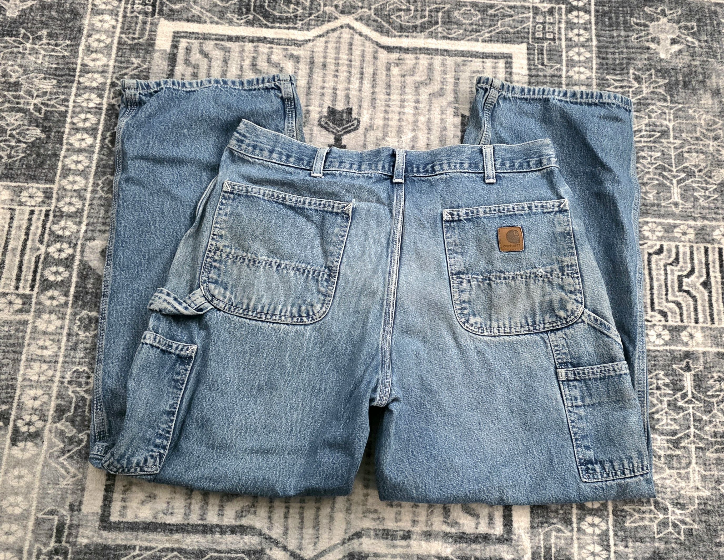 Carhartt Carhartt vintage Carpenter Original Dungaree Fit SZ 34-45? Size US 34 / EU 50 - 1 Thumbnail