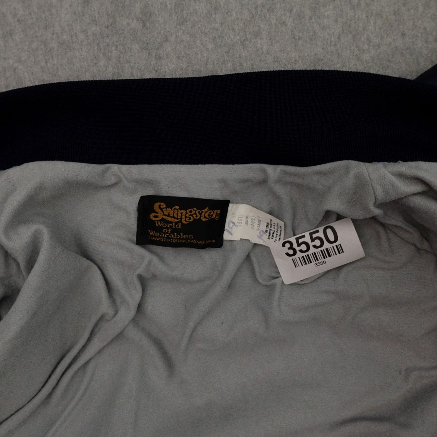 Vintage VINTAGE Swingster Jacket Men XL Blue USA Bomber Nylon Athletic Pattern Solid 25X25 Size XL Size US XL / EU 56 / 4 - 4 Thumbnail
