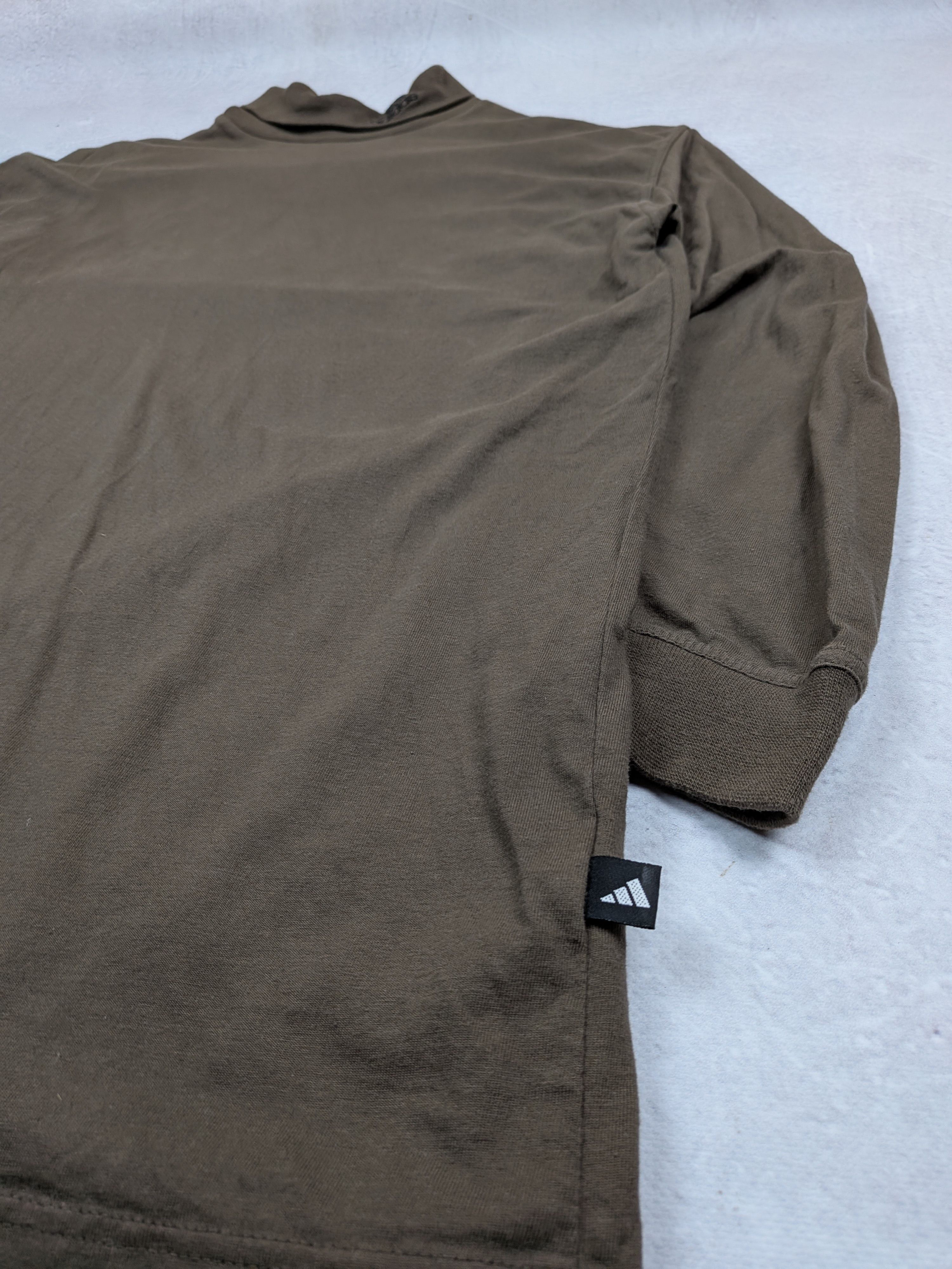 Adidas Vintage Adidas Brown Turtleneck Sweater M L Made in Greece Size US M / EU 48-50 / 2 - 5 Thumbnail