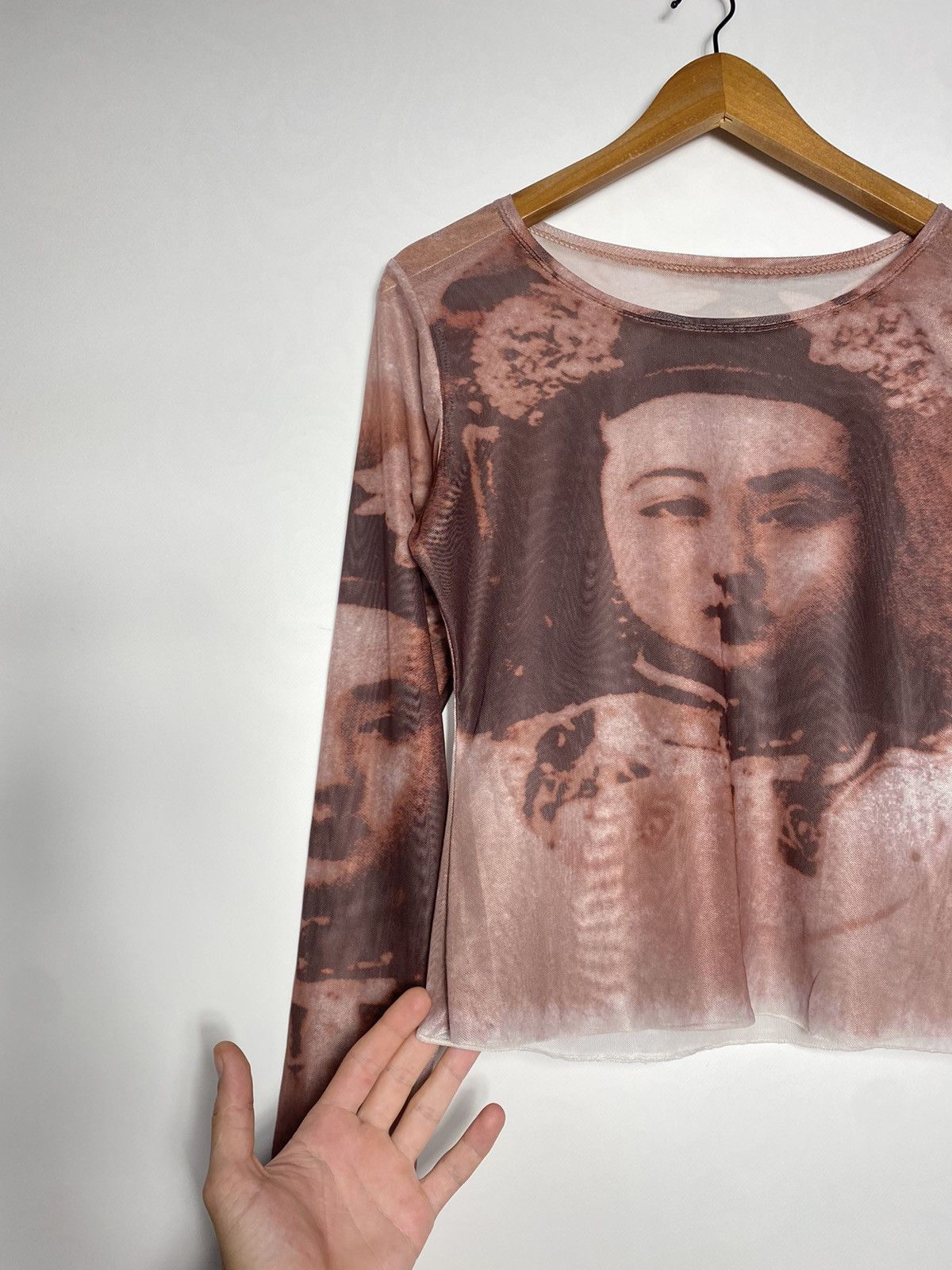 Japanese Brand × Vintage Vintage Like JPG Mesh Top Hype Y2k Size S / US 4 / IT 40 - 4 Thumbnail