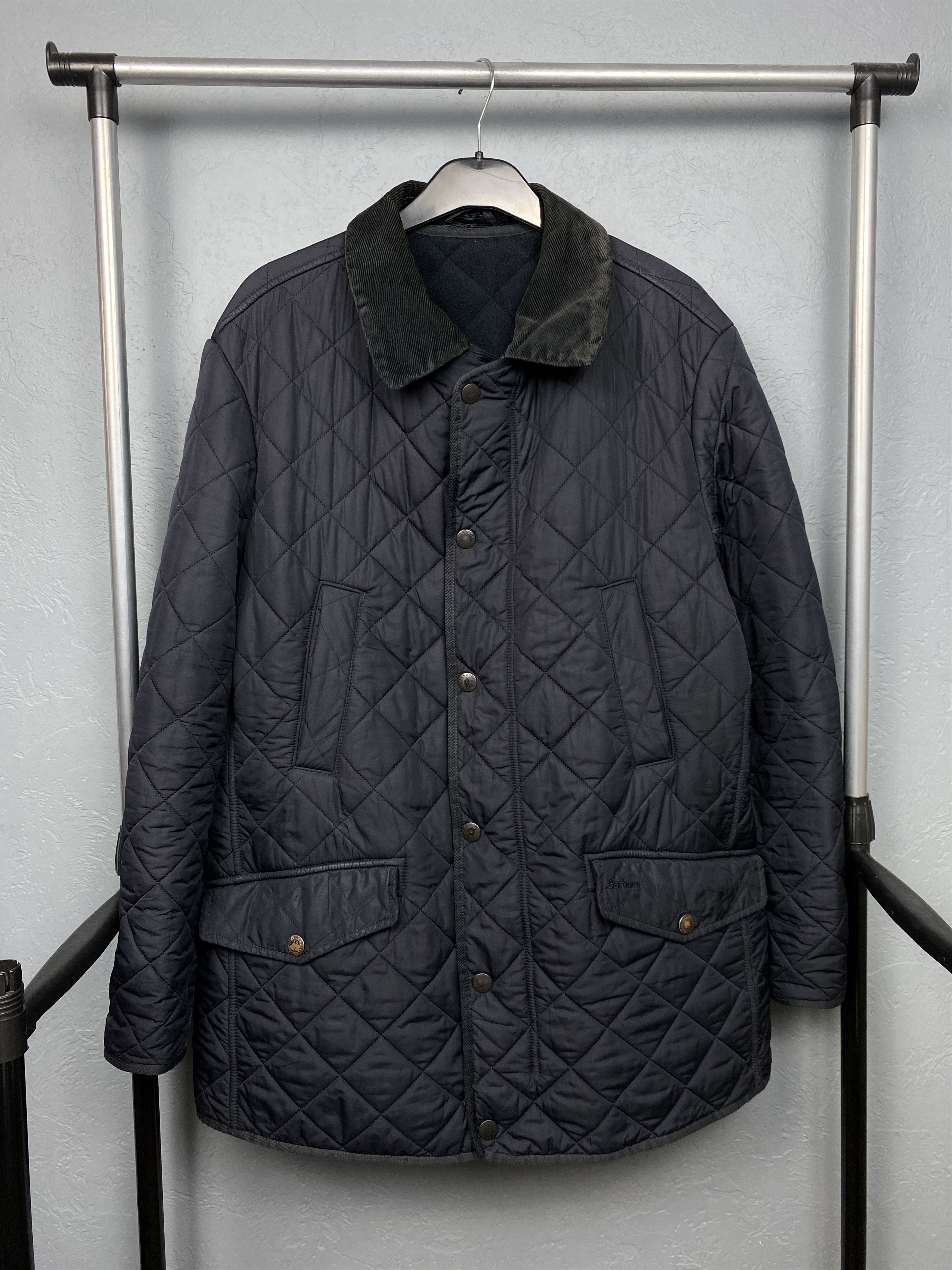 Barbour Bardon Vintage Mens Polarquilt Quilted Jacket