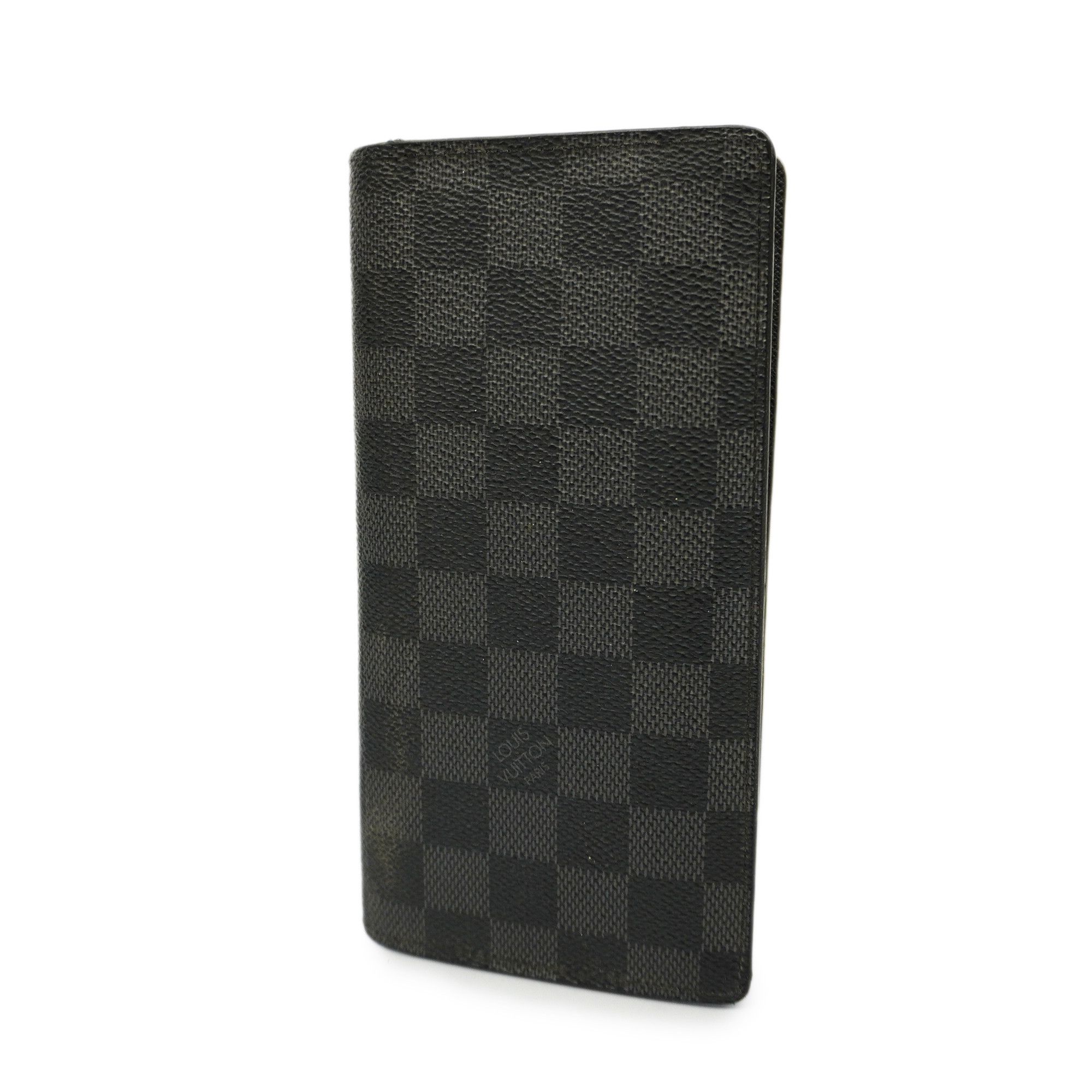 Auth Louis Vuitton Damier Graphite Portefeuille Brother N62665