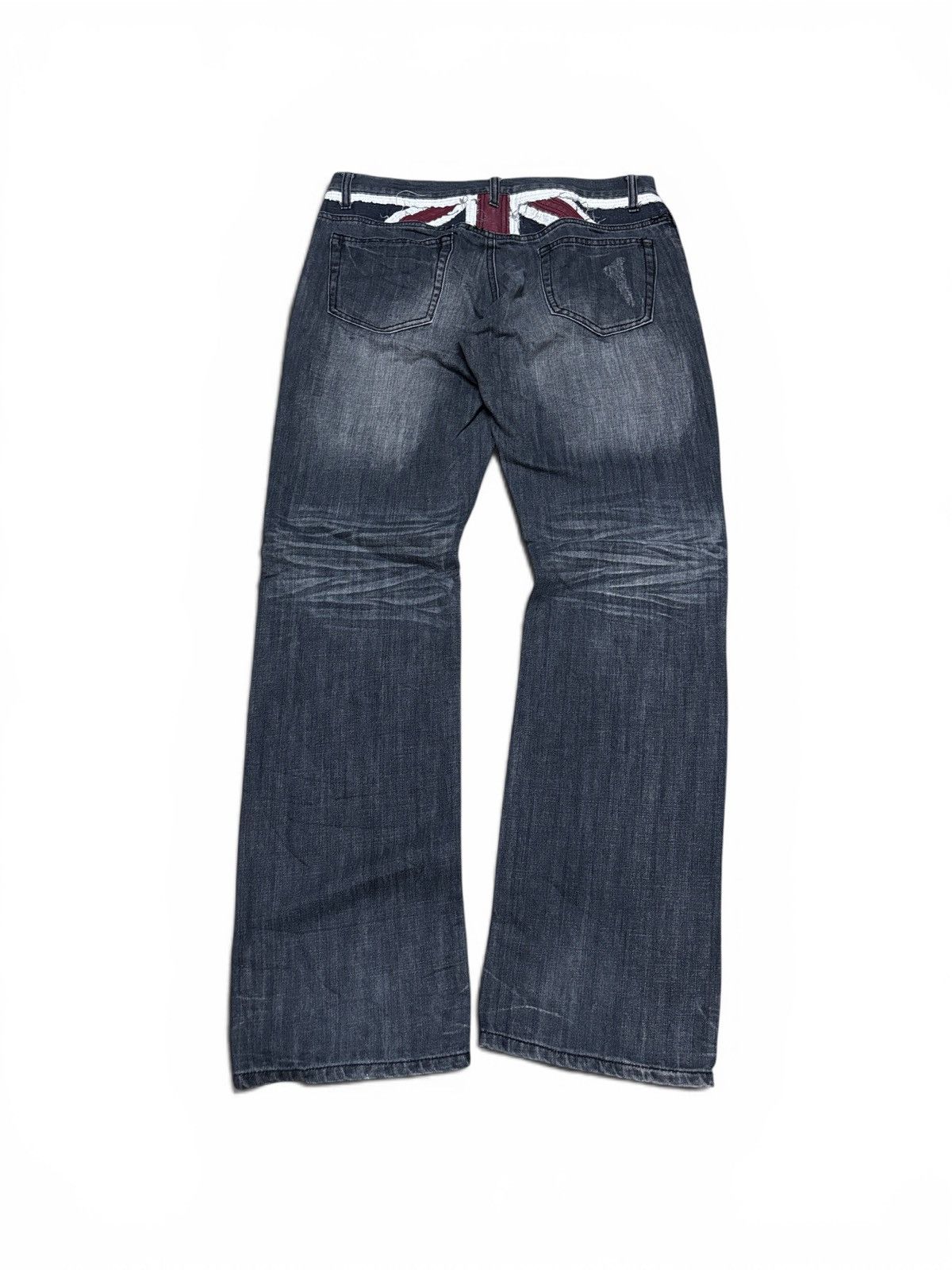 semanticdesign Semanticdesign Distressed Acid Wash Punk Denim Size US 33 - 2 Thumbnail