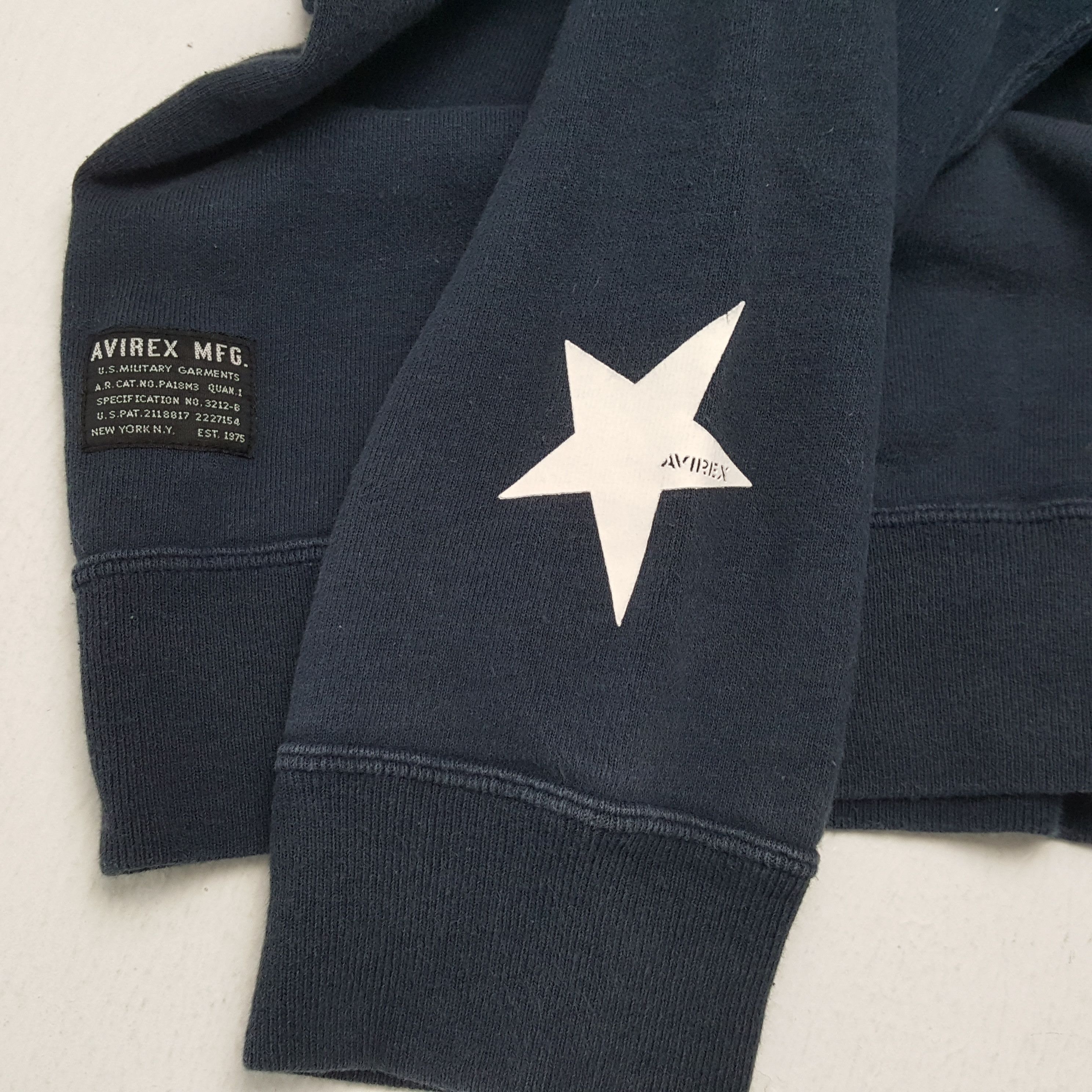 Avirex × Vintage AVIREX NYC Big Spell Out Design Sweatshirt Size US L / EU 52-54 / 3 - 7 Thumbnail