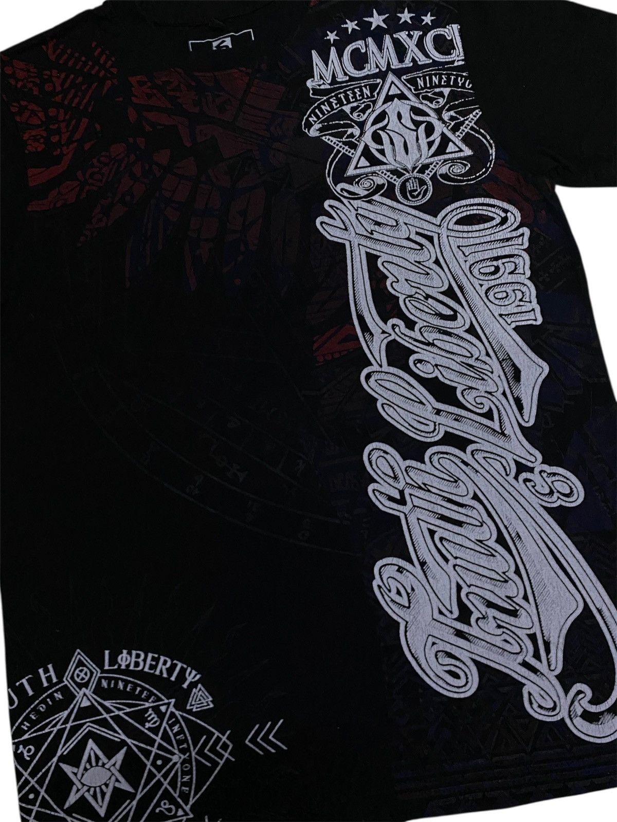 Southpole × Vintage Vintage y2k Southpole truth and liberty black tee Size US M / EU 48-50 / 2 - 6 Thumbnail