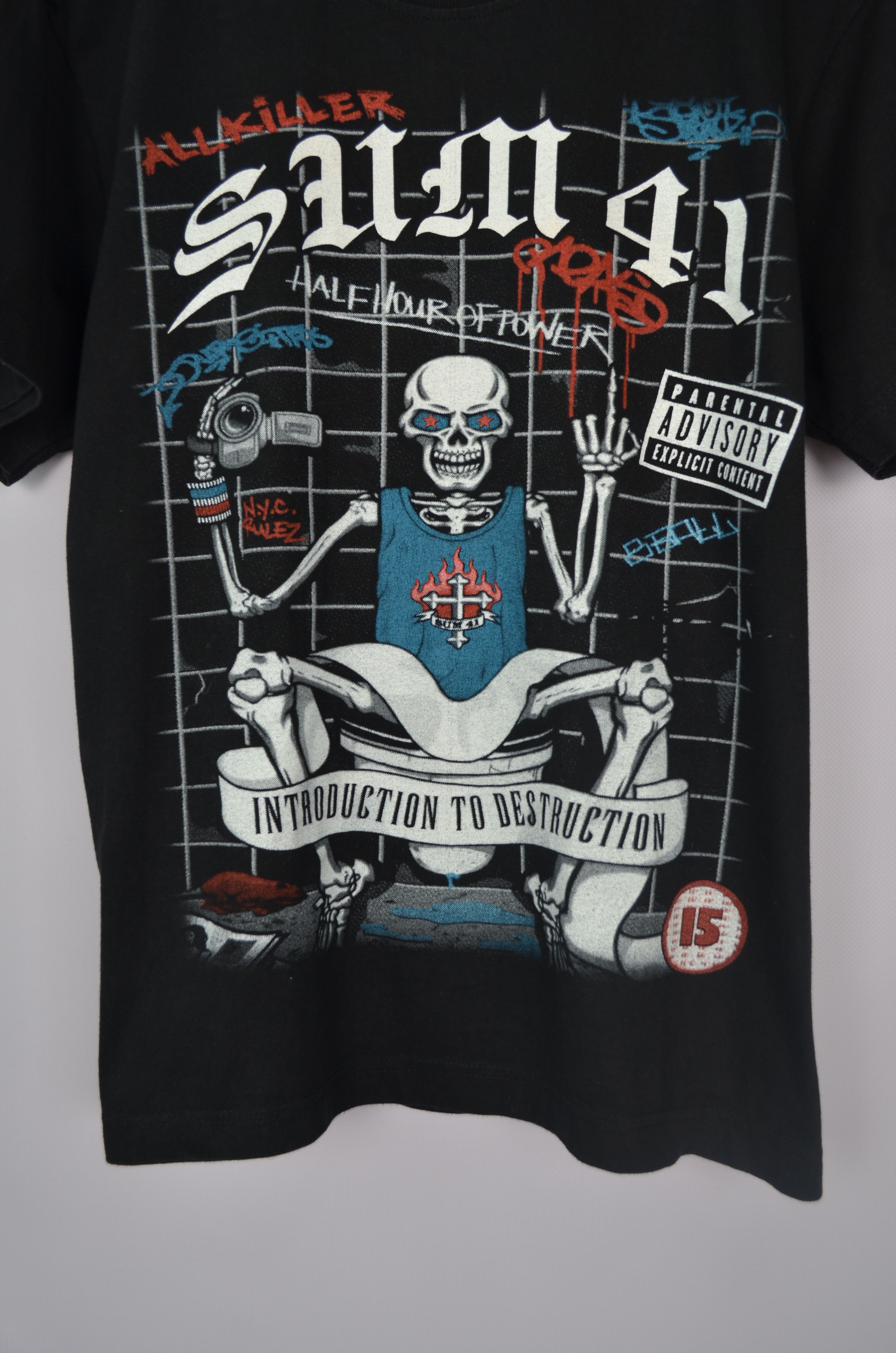 Band Tees × Vintage Sum 41 All Killer No Filler t-shirt Size S P2P 19'6" Size US S / EU 44-46 / 1 - 3 Thumbnail