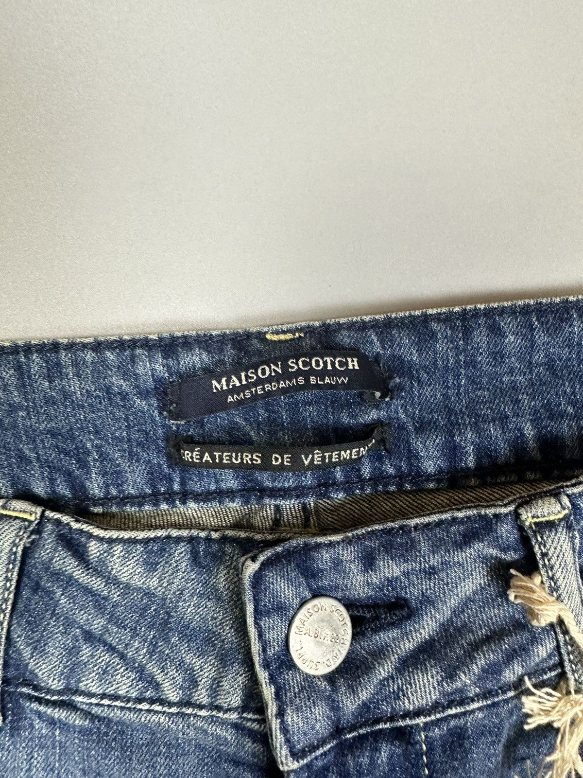Scotch & Soda × Vintage Bootcut Blue faded jean by Maison Scotch Size 32" / US 10 / IT 46 - 5 Thumbnail