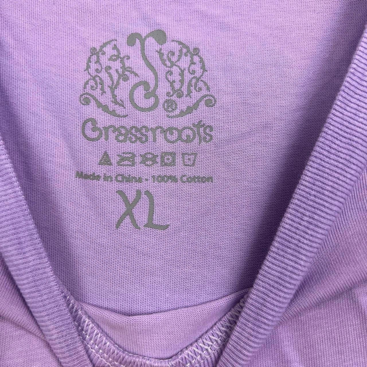 Grassroots California Greg Lutzka Shirt Men Purple Short Sleeve Cotton XL Size US XL / EU 56 / 4 - 4 Thumbnail