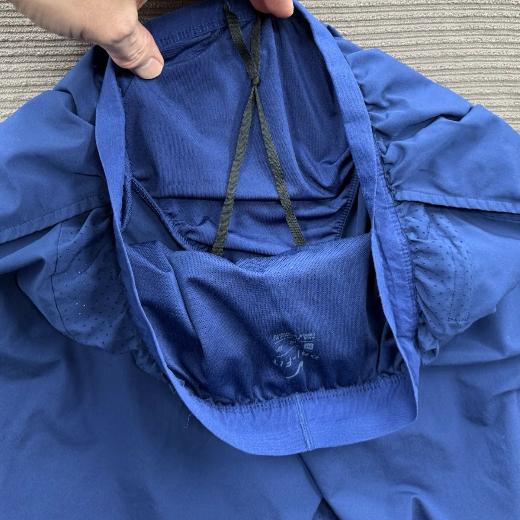 Nike Nike Challenger Running Shorts Men 2XL Blue Polyester Outdoors Gym Workout Size US 39 - 8 Thumbnail