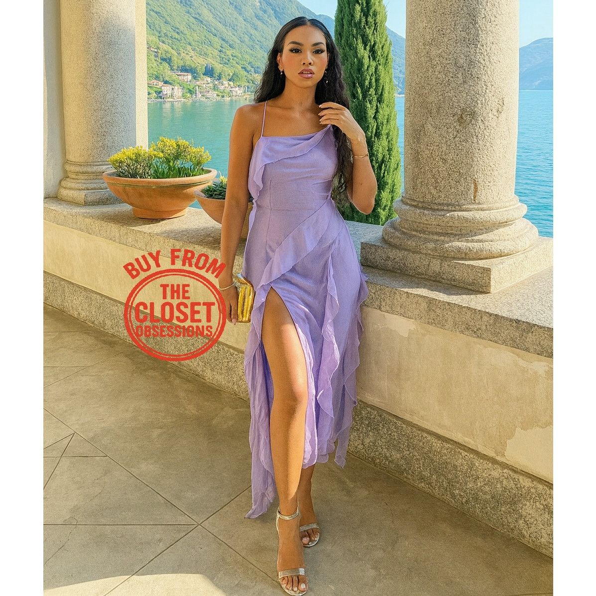 knee length dresses for ladies SUMMER GLOW ROYAL BLUE WOVEN MAXI DRESS l FLYING TOMATO